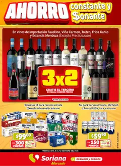 Vista previa de Soriana - Fin de Semana Mercado: Ver, Tab, Chis, Camp, Yuc y Q. Roo, nuevo folleto de la tienda, válido en México a partir del 08.01.2026