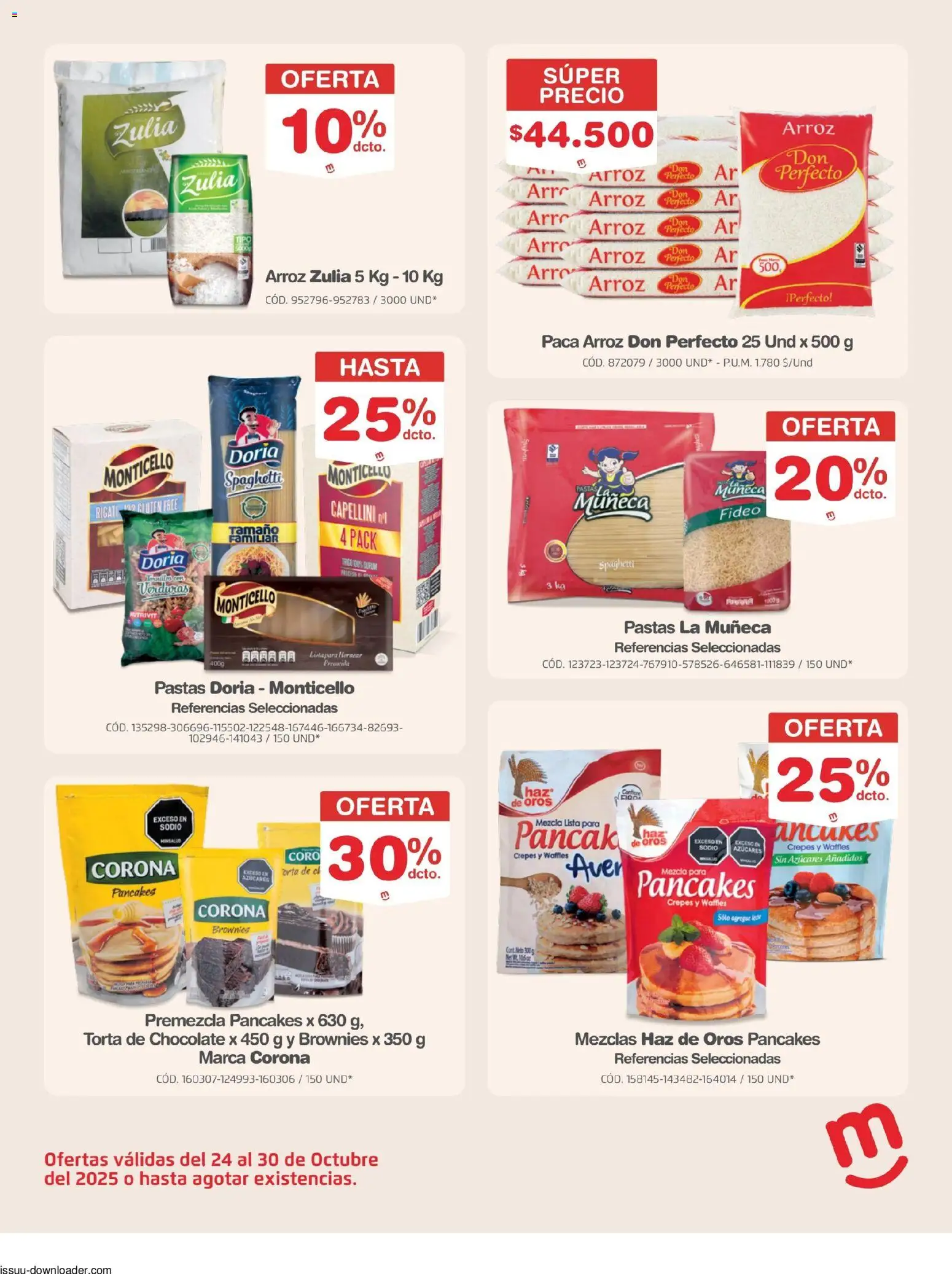 Makro revista - valida desde el 24.10.2025 | Página: 13 | Productos: Arroz, Mermelada, Encimero, Chocolate