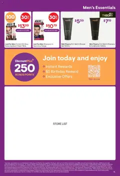 Discount Drug Stores catalogue - valid from 13.08.2025 | Page: 15 | Products: Shower, Shampoo, Conditioner, Accessories
