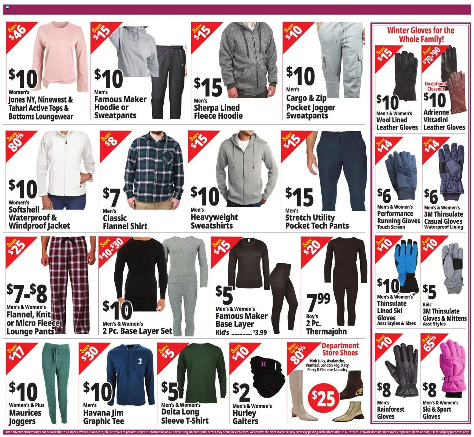 Ocean State Job Lot Weekly Ad - valid from 13.11.2025 | Page: 7 | Products: Shirt, Hoodie, Jacket, Pants