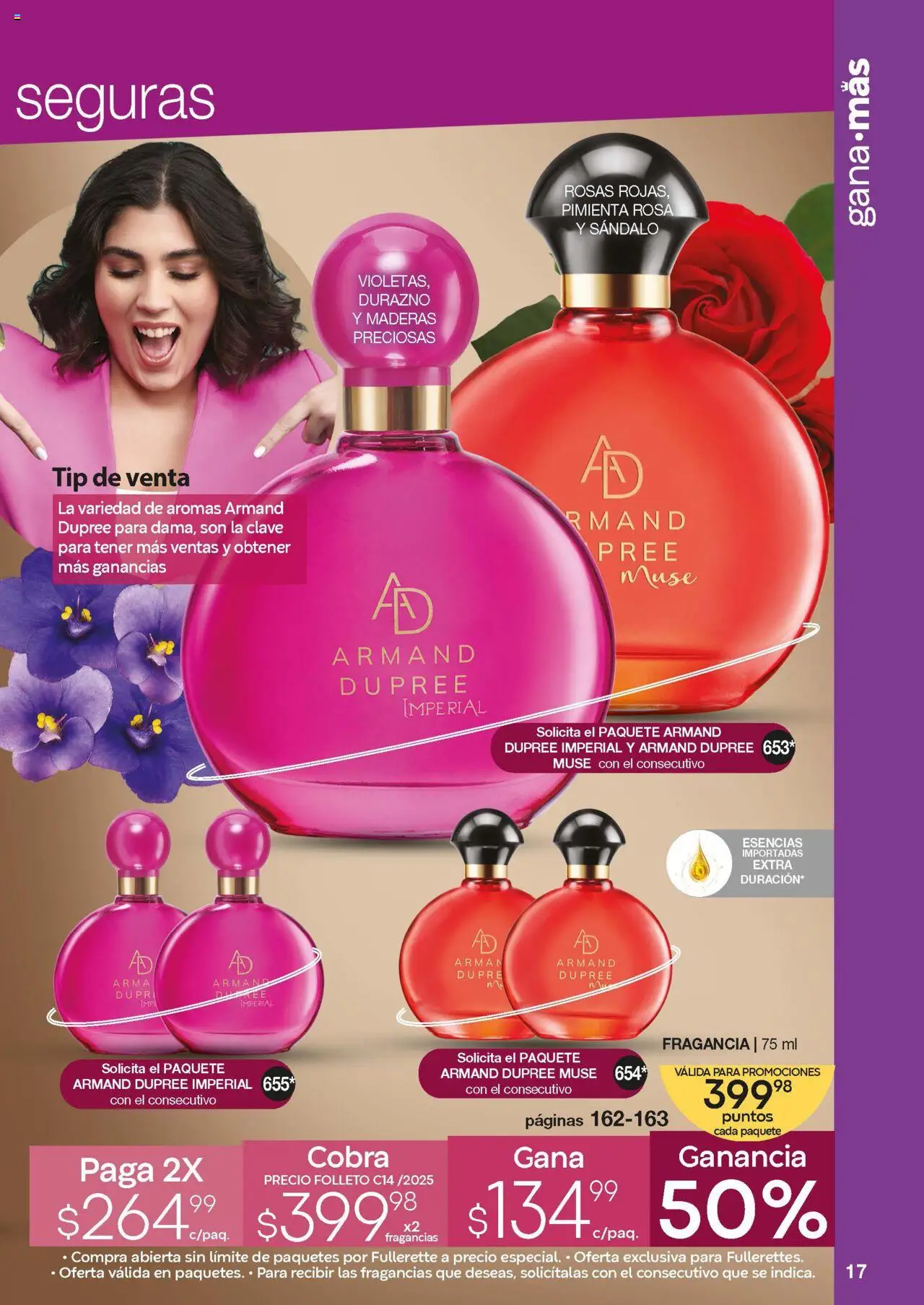 Nuevas ofertas de Fuller válidas en toda la República Mexicana desde el 15.10.2025. ¡Encuentra las mejores ofertas en Fuller - Revista Gana Más C14! | Página: 17 | Productos: Durazno, Pimienta, Esencias, Fragancia