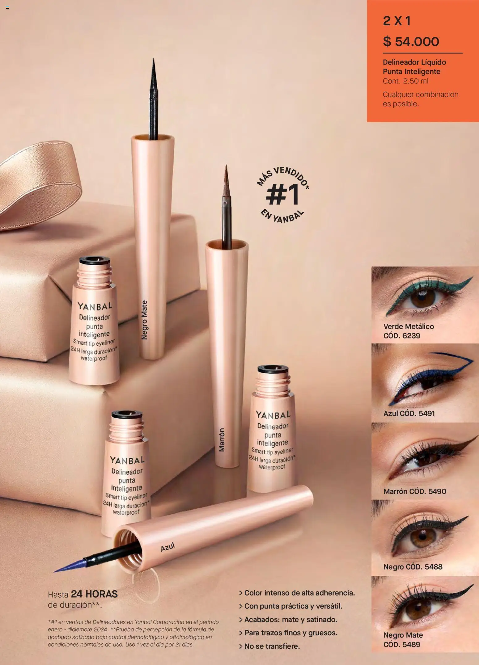 Yanbal revista - valida desde el 08.11.2025 | Página: 65 | Productos: Delineador, Combinación