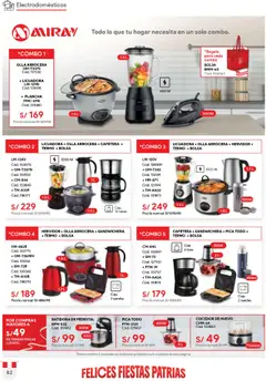 Catálogo Hiraoka válido desde 12.07.2025 | Página: 82 | Productos: Cafetera, Hervidor, Batidora, Licuadora
