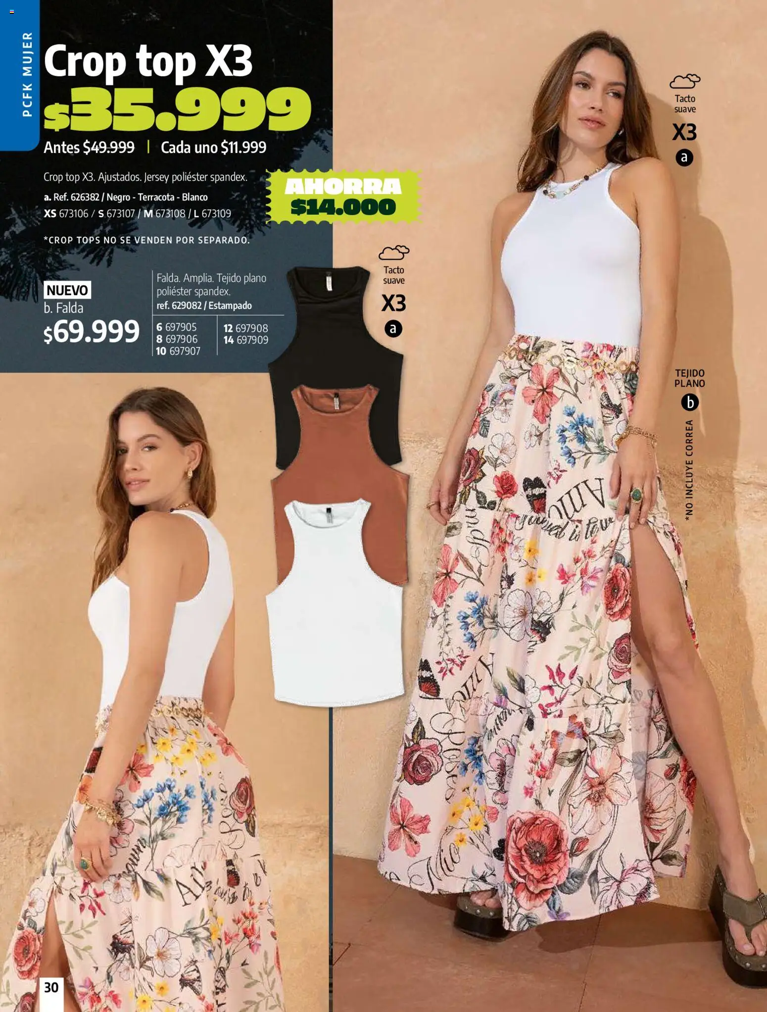 Pacifika revista - valida desde el 01.02.2026 | Página: 30 | Productos: Falda, Top