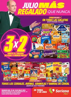Vista previa de Soriana - Julio Regalado Híper Nacional, nuevo folleto de la tienda, válido en México a partir del 25.07.2025