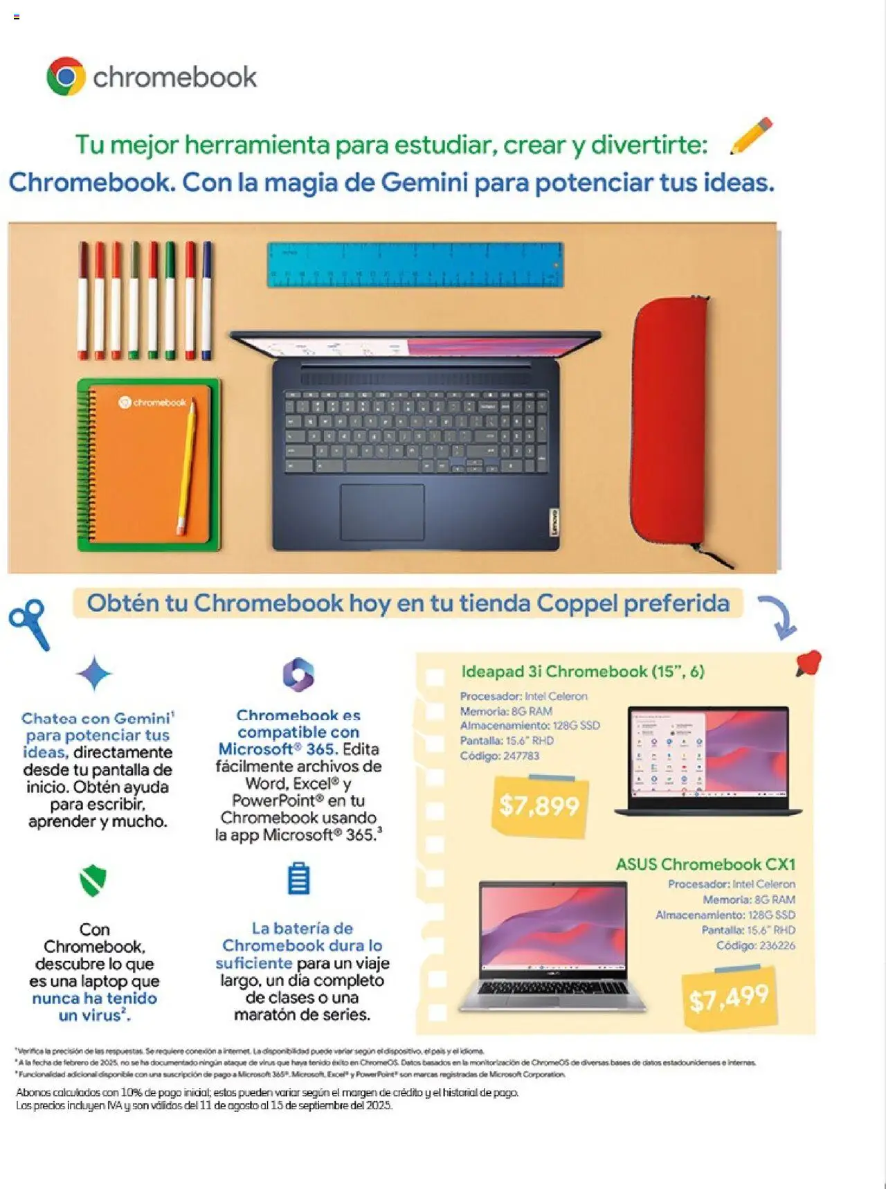 Nuevas ofertas de Coppel válidas en toda la República Mexicana desde el 11.08.2025. ¡Encuentra las mejores ofertas en Coppel - Catálogo Celulares y Computación! | Página: 18 | Productos: Batería