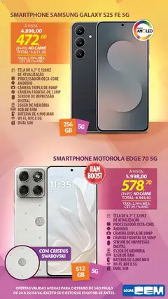 Lojas Cem - Ofertas atuais - Pré-Visualização do folheto da loja Lojas Cem, válido de 20.04.2026 | Página: 11 | Produtos: Processador, Bateria, Carne, Smartphone