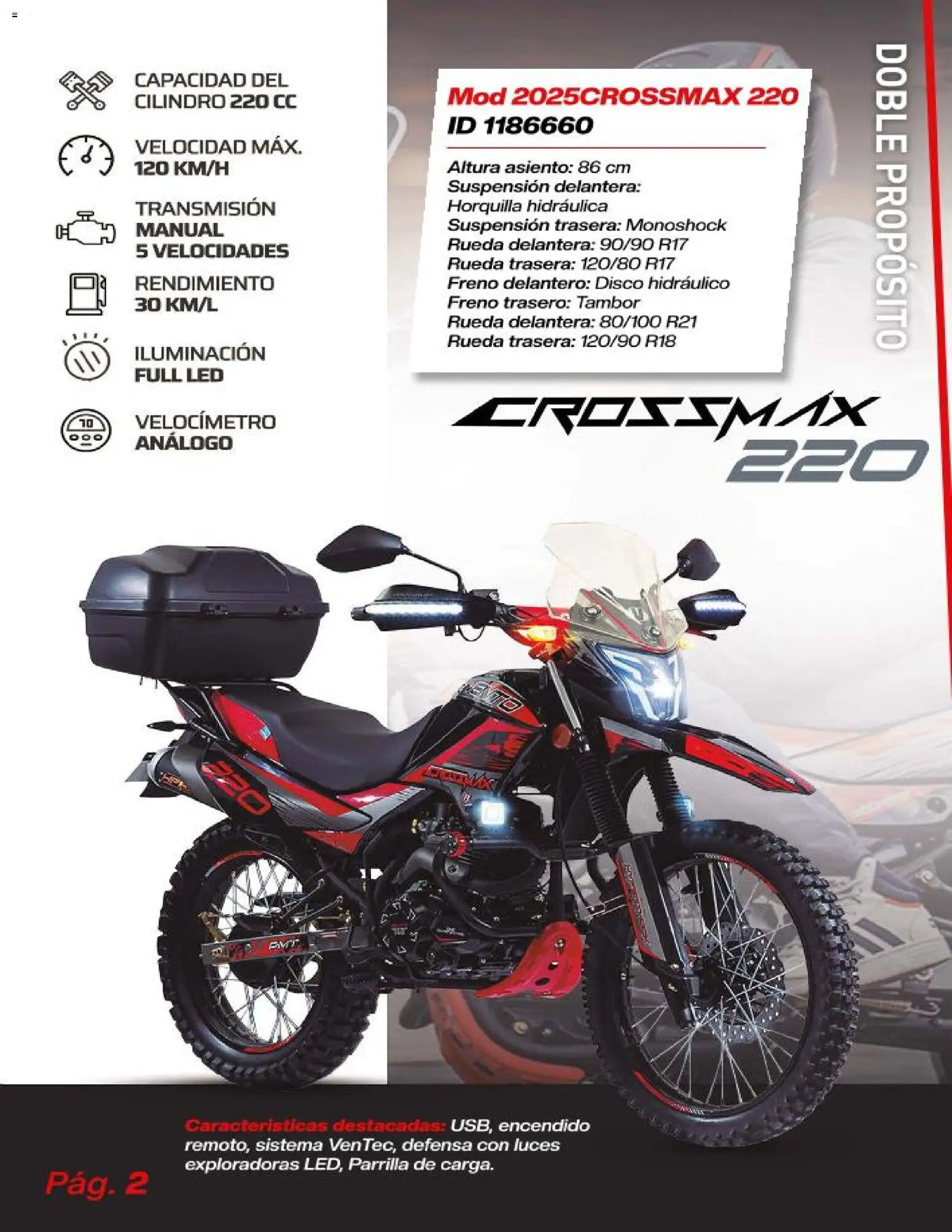 Nuevas ofertas de Price Shoes válidas en toda la República Mexicana desde el 21.11.2025. ¡Encuentra las mejores ofertas en Price Shoes catálogo Motos! | Página: 2 | Productos: Disco, Parrilla