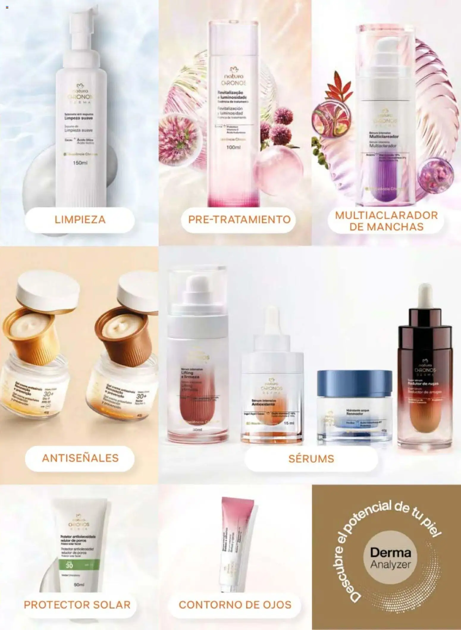 Nuevas ofertas de Natura válidas en toda la República Mexicana desde el 24.04.2026. ¡Encuentra las mejores ofertas en Natura campaña 7 2026! | Página: 79 | Productos: Contorno de ojos, Contorno, Protector solar