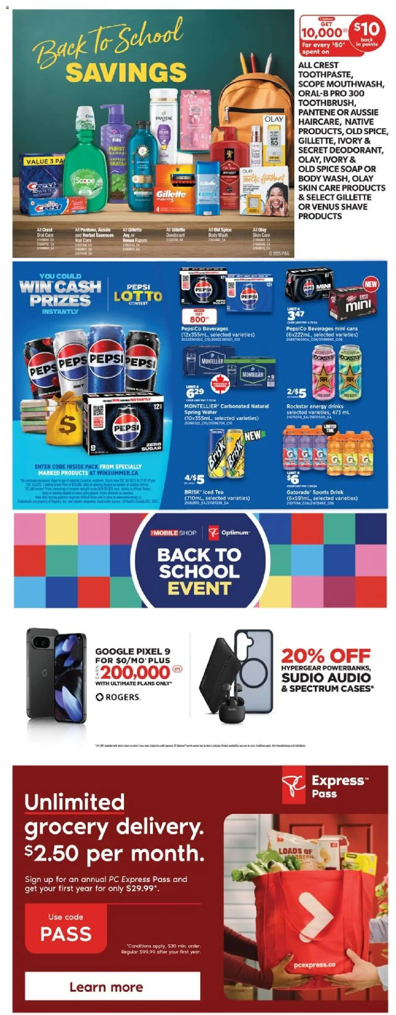 Real Canadian Superstore flyer valid from 14.08.2025 | Page: 38 | Products: Tea, Audio, Soap, Deodorant
