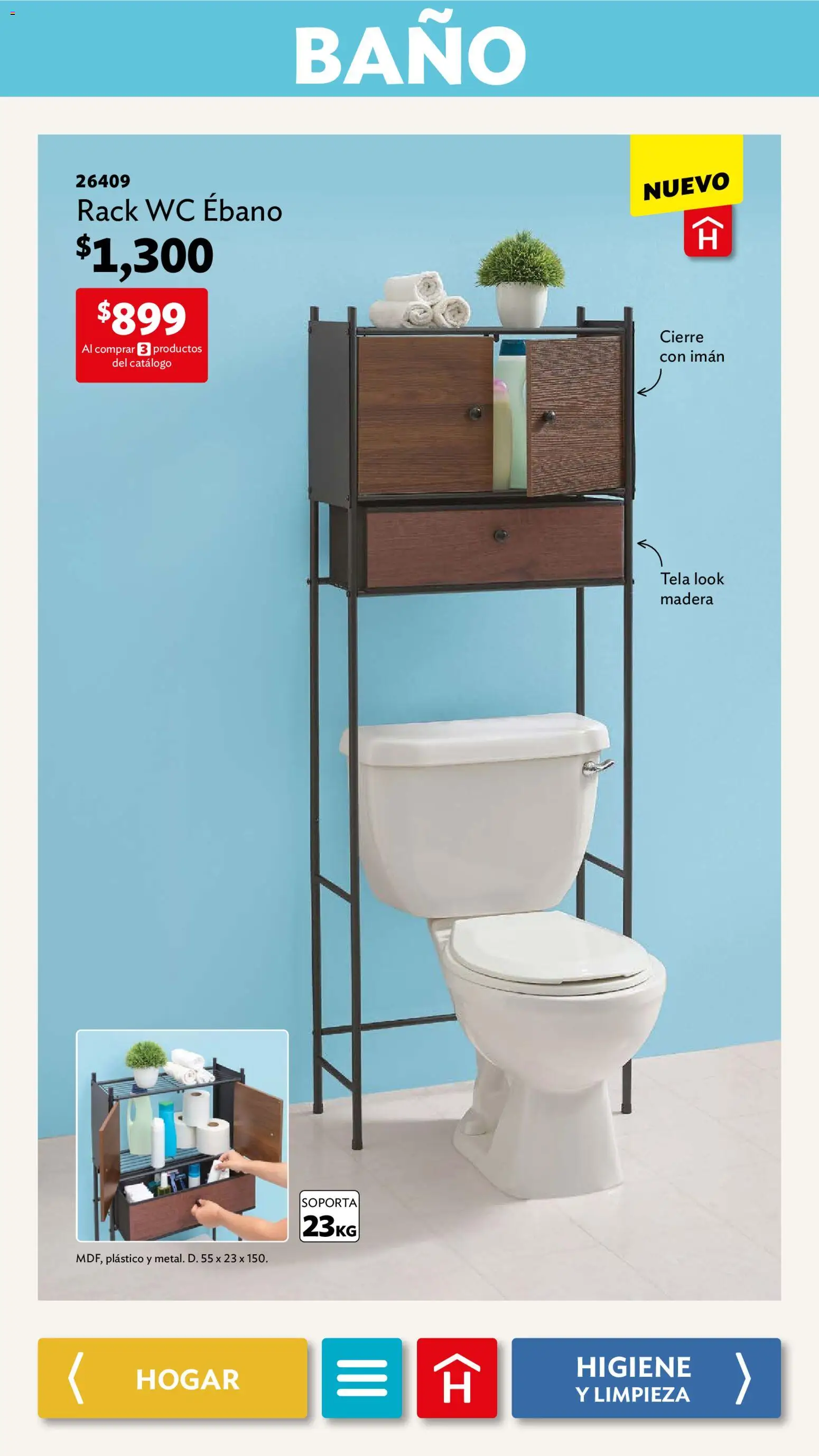 Nuevas ofertas de Betterware válidas en toda la República Mexicana desde el 02.03.2026. ¡Encuentra las mejores ofertas en Betterware campaña 3 2026! | Página: 82 | Productos: Imán, Wc, Baño