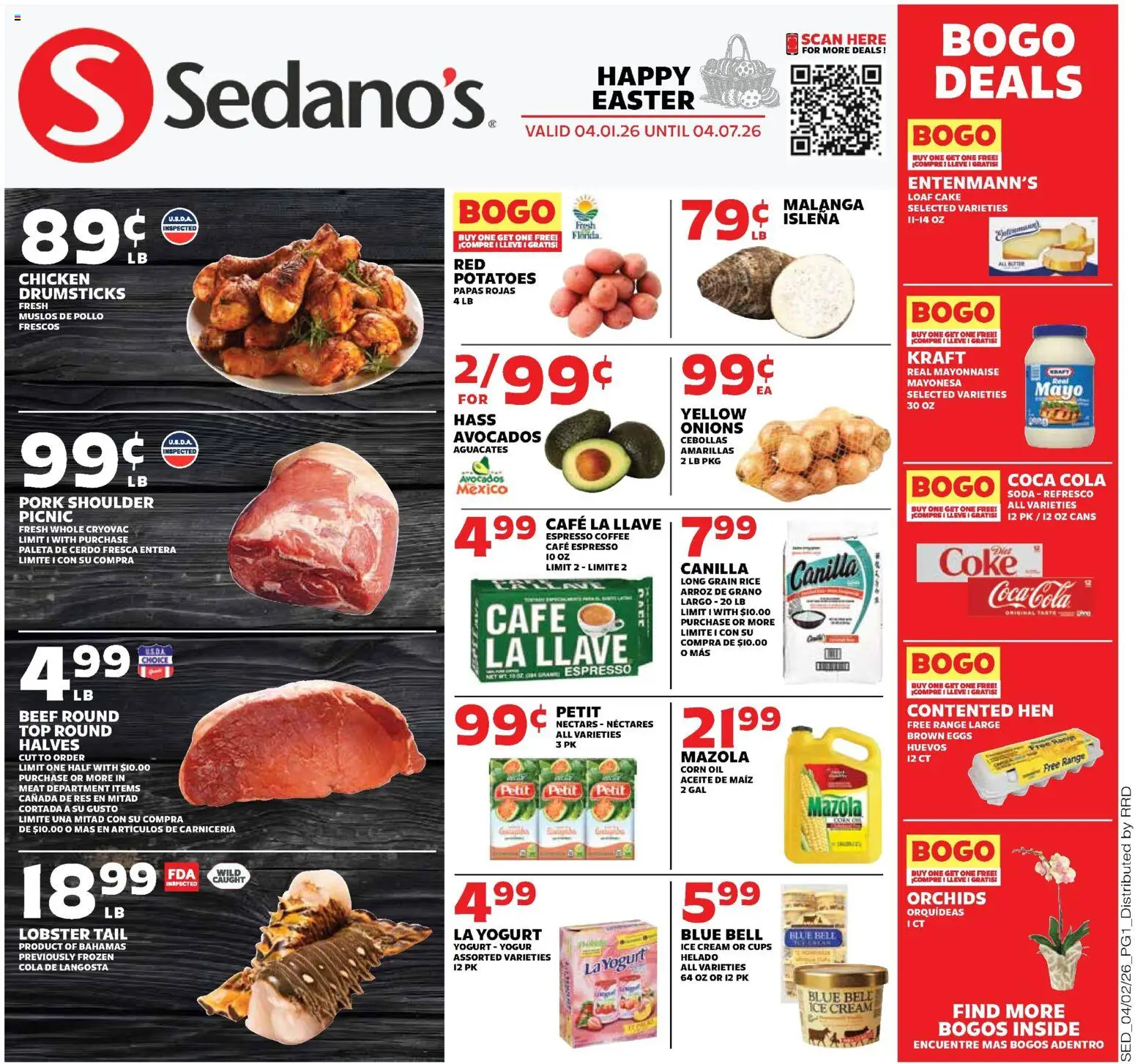 Sedano's Weekly Ad - valid from 01.04.2026 | Page: 1
