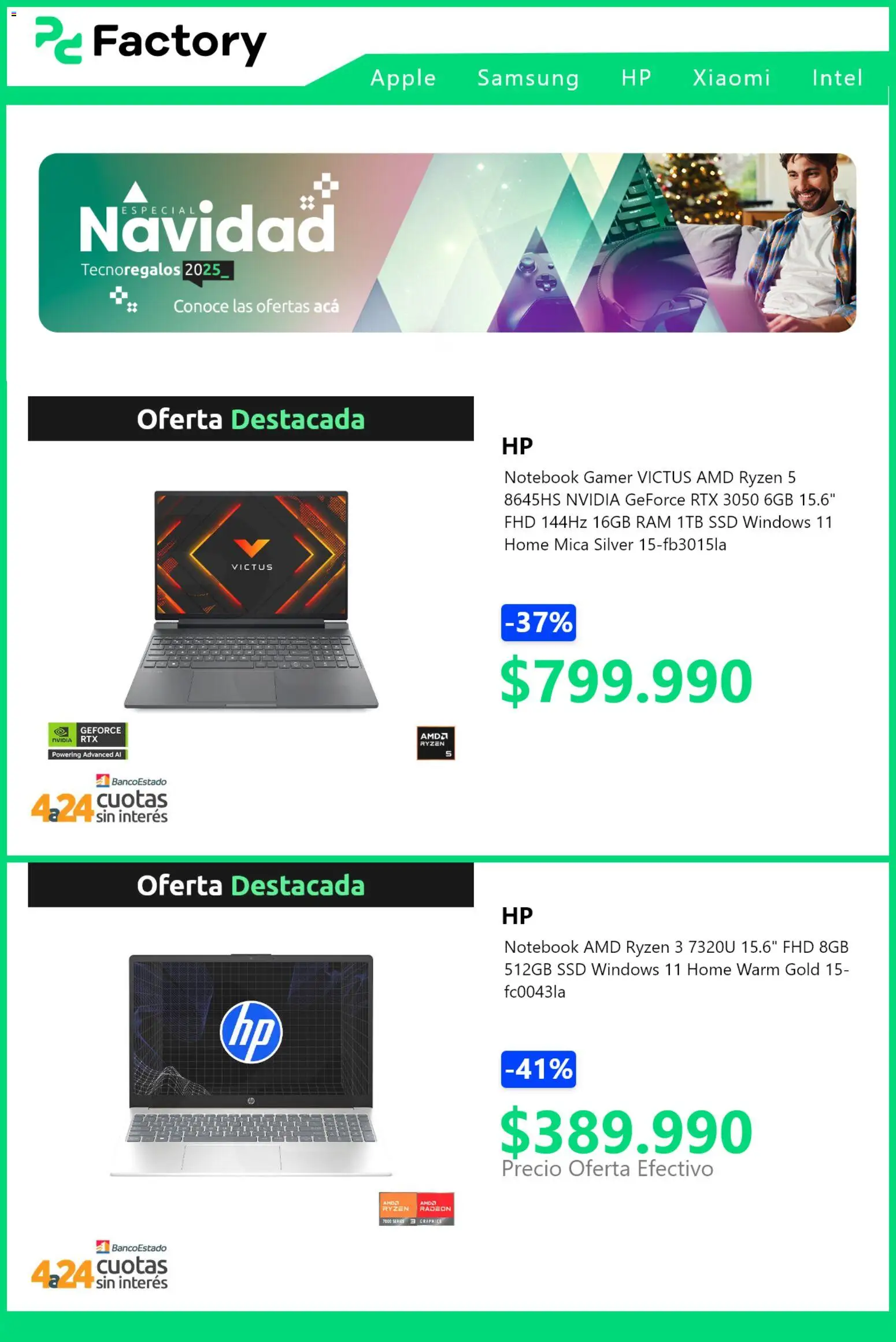 PC Factory ofertas  │ válido desde el 02.12.2025 | Página: 2