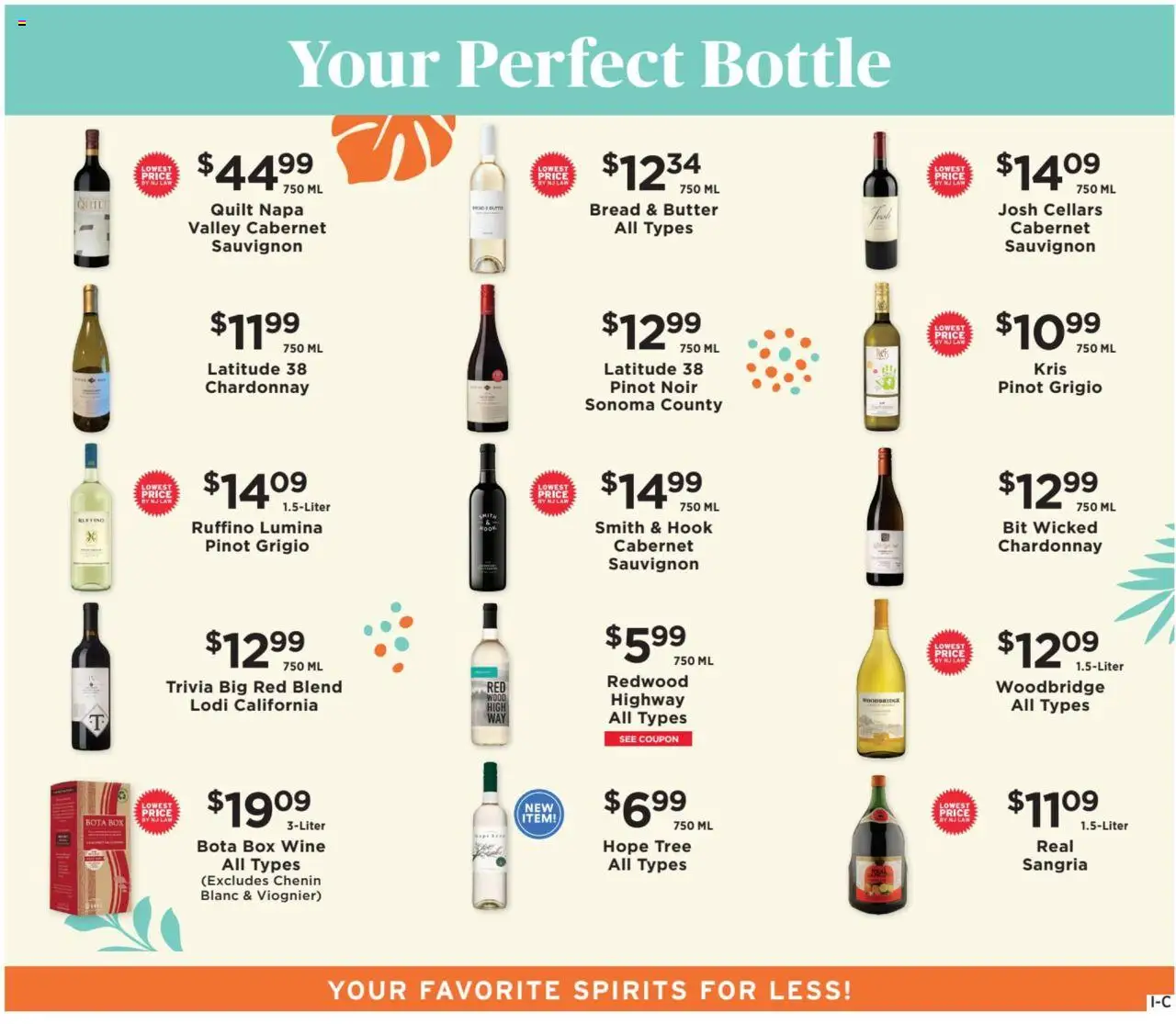 ShopRite Wine & Spirits - valid from 06.08.2025 | Page: 3 | Products: Box, Hook, Wine, Quilt