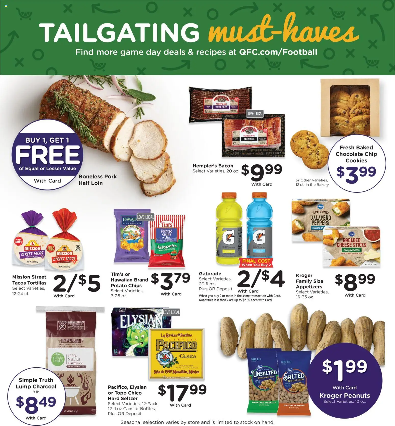 QFC Weekly Ad - OR - valid from 12.11.2025 | Page: 10 | Products: Jalapeno peppers, Chocolate, Chips, Onion