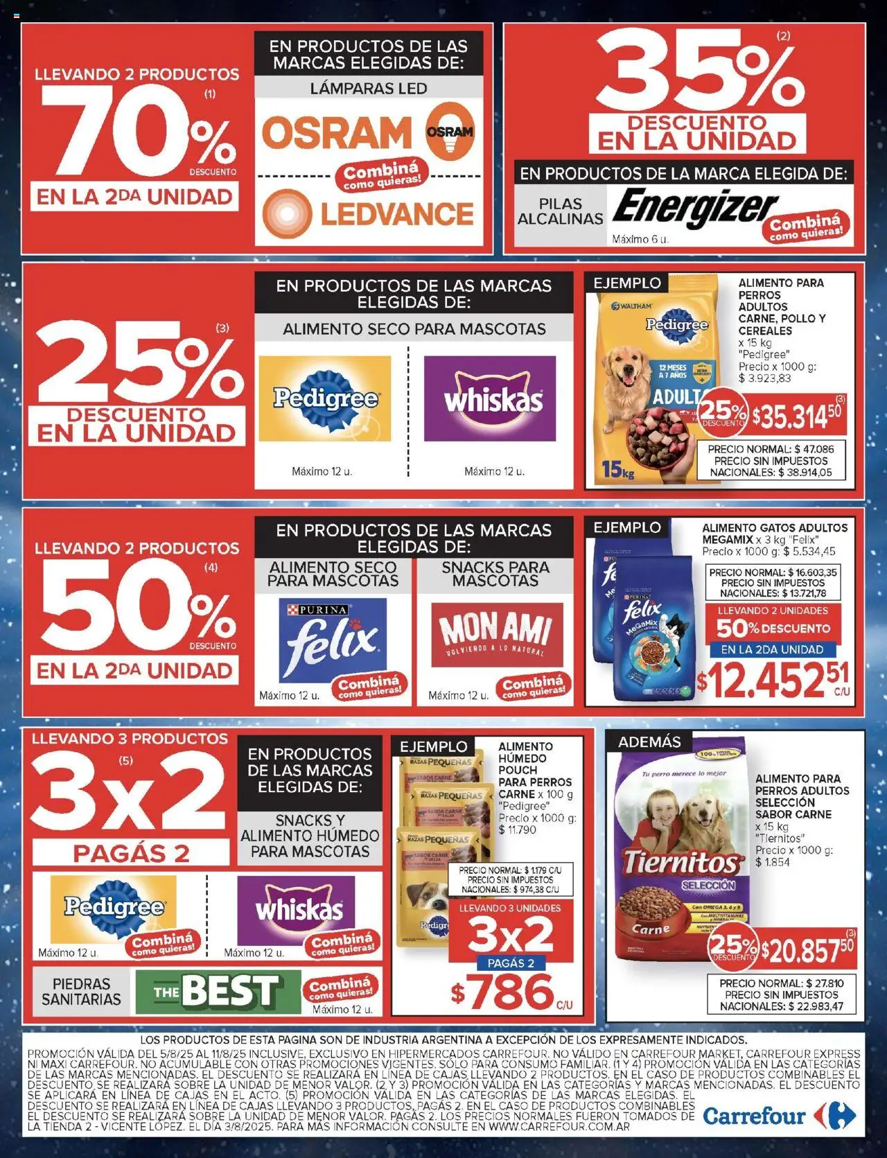 Carrefour ofertas │ válido desde el 05.08.2025 | Página: 23 | Productos: Caso, Sobre, Pollo, Cereales