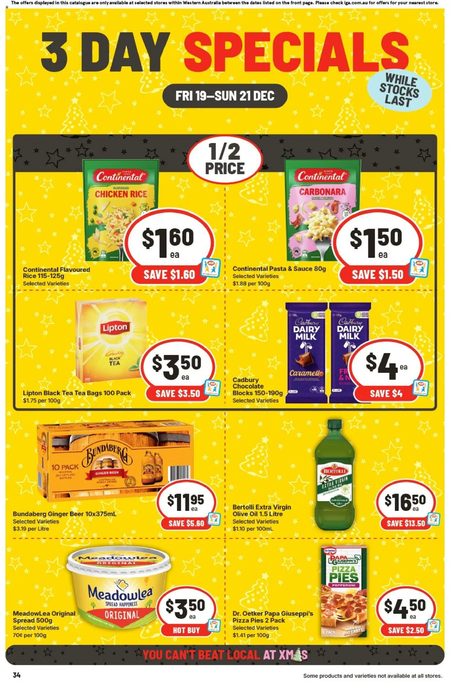 IGA catalogue - valid from 19.12.2025 | Page: 2 | Products: Dairy, Chocolate, Pasta, Pies