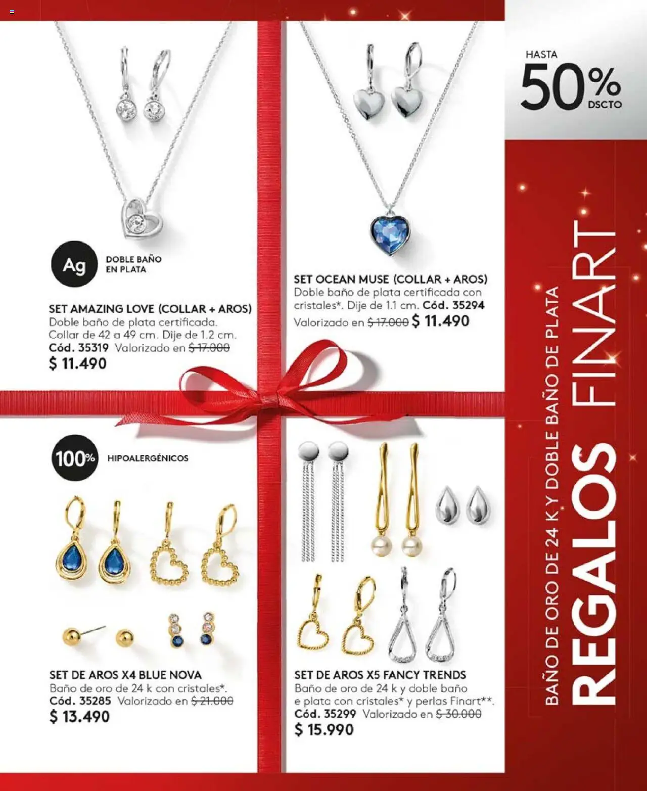 Catálogo Ésika Campaña 17 │ válido desde el 14.10.2025 | Página: 123 | Productos: Baño, Collar, Aros, Dije