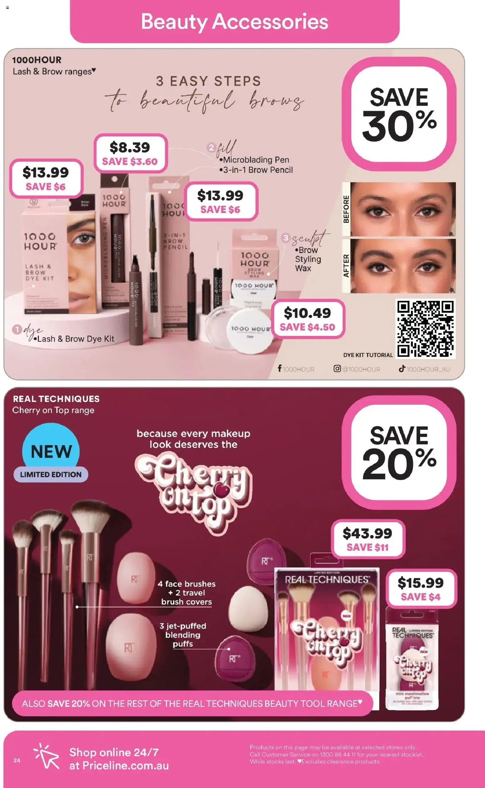 Priceline Pharmacy catalogue - valid from 11.12.2025 | Page: 24 | Products: Brush, Makeup, Accessories, Pencil