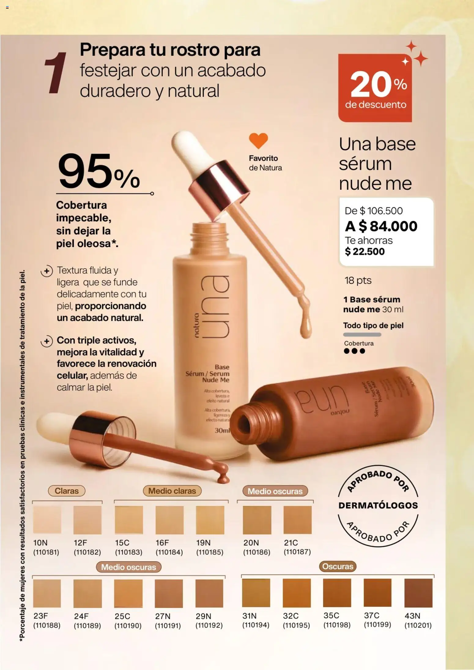 Natura revista - valida desde el 13.11.2025 | Página: 73 | Productos: Té, Serum