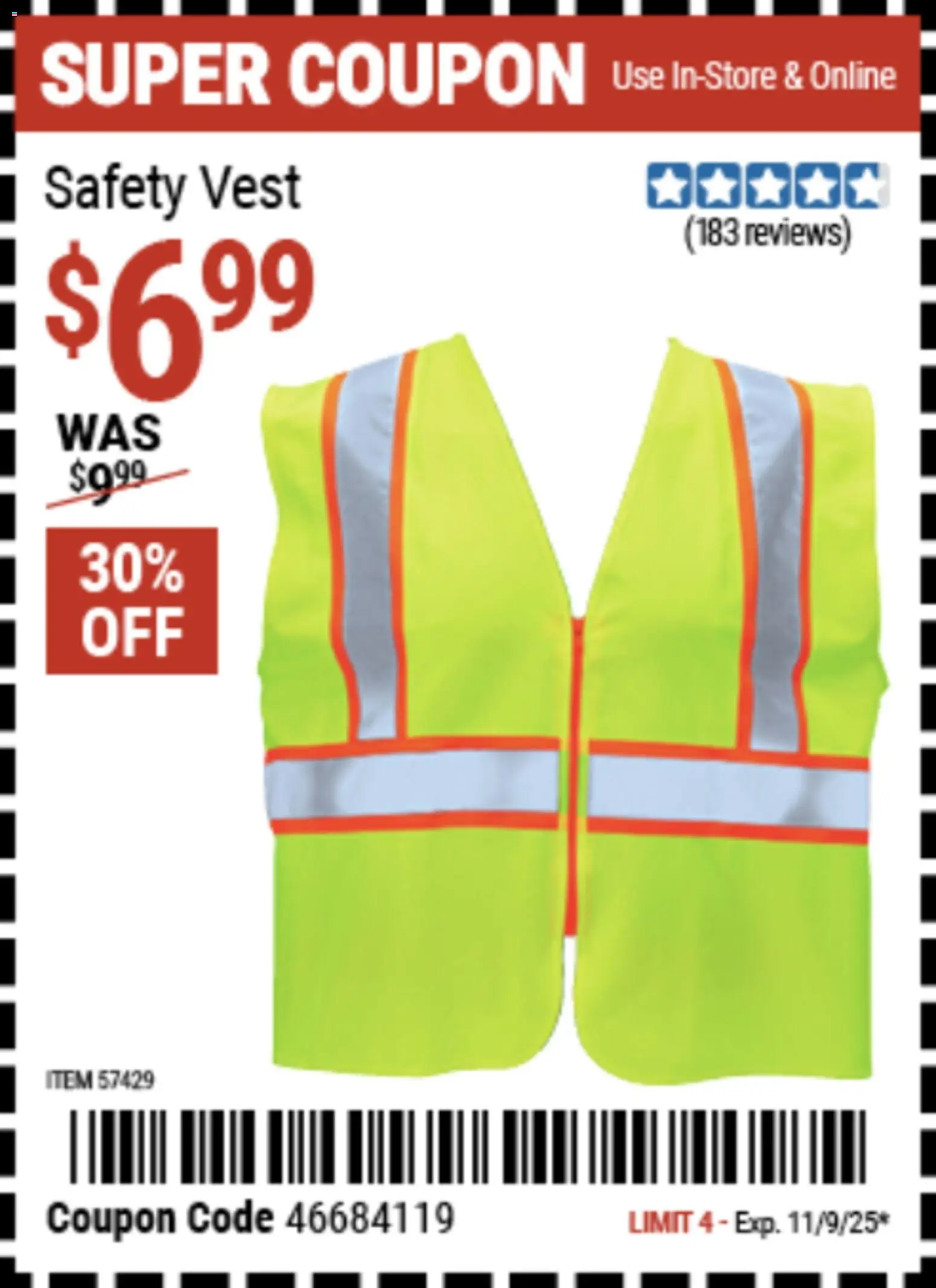 Harbor Freight Weekly Ad - valid from 27.10.2025 | Page: 16 | Products: Vest