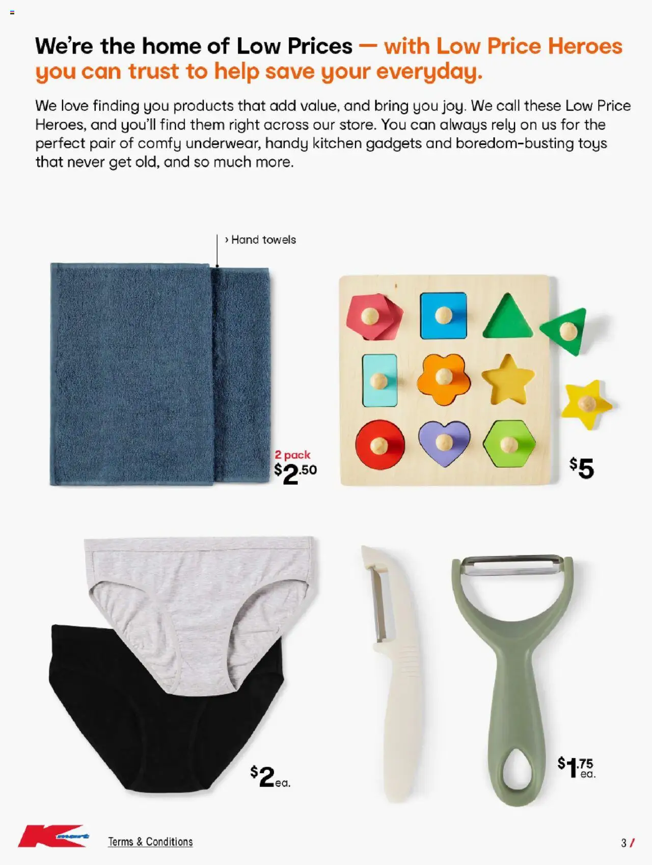 Kmart catalogue - valid from 05.06.2025 | Page: 3 | Products: Towels