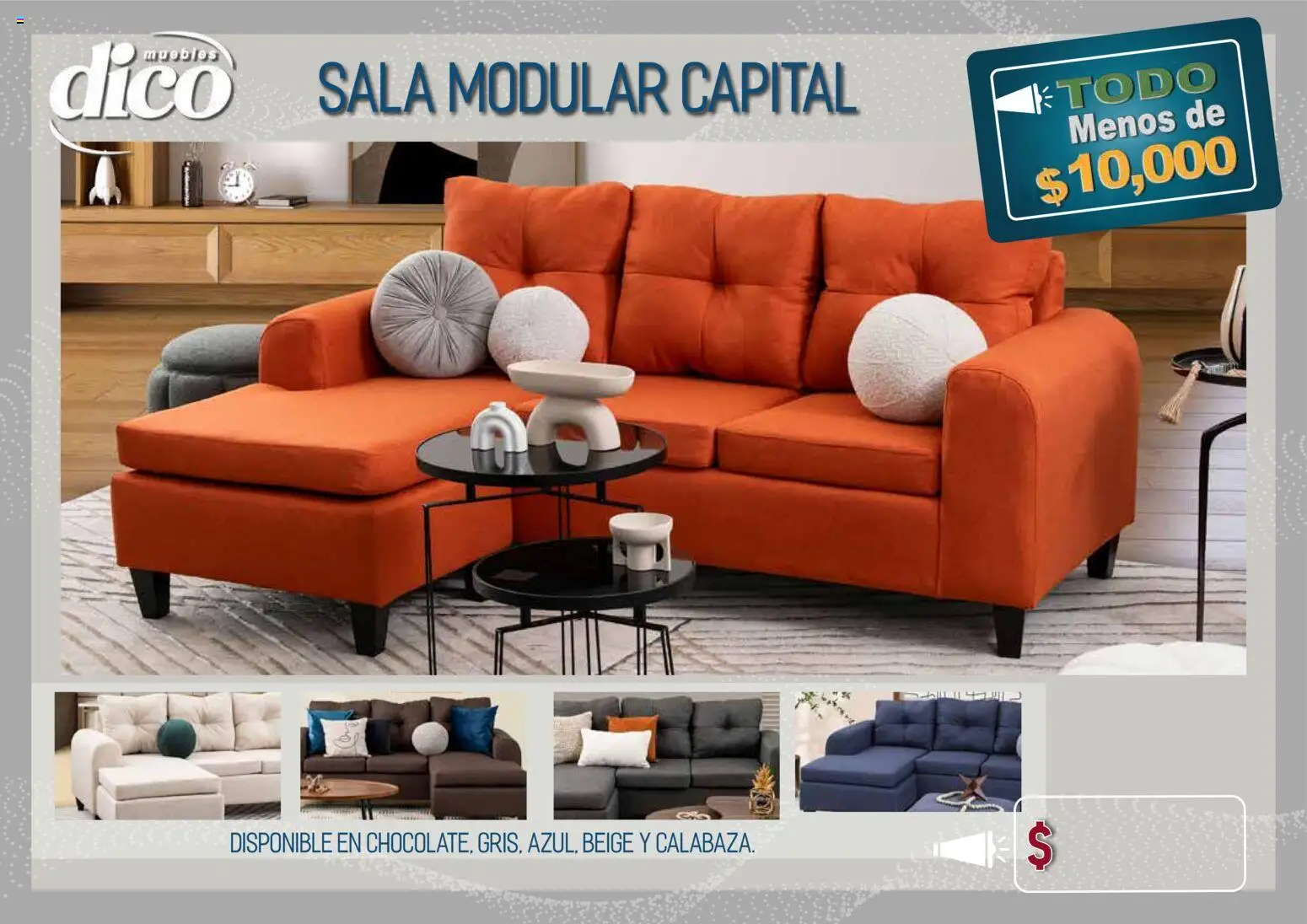 Nuevas ofertas de Muebles Dico válidas en toda la República Mexicana desde el 09.04.2026. ¡Encuentra las mejores ofertas en Muebles Dico catálogo Todo menos de 10000 Pacifico! | Página: 41 | Productos: Modular