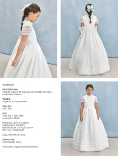 Vista previa de El Corte Inglés catálogo Comuniones 2026, nuevo folleto de la tienda, válido en México a partir del 20.11.2025 | Página: 51