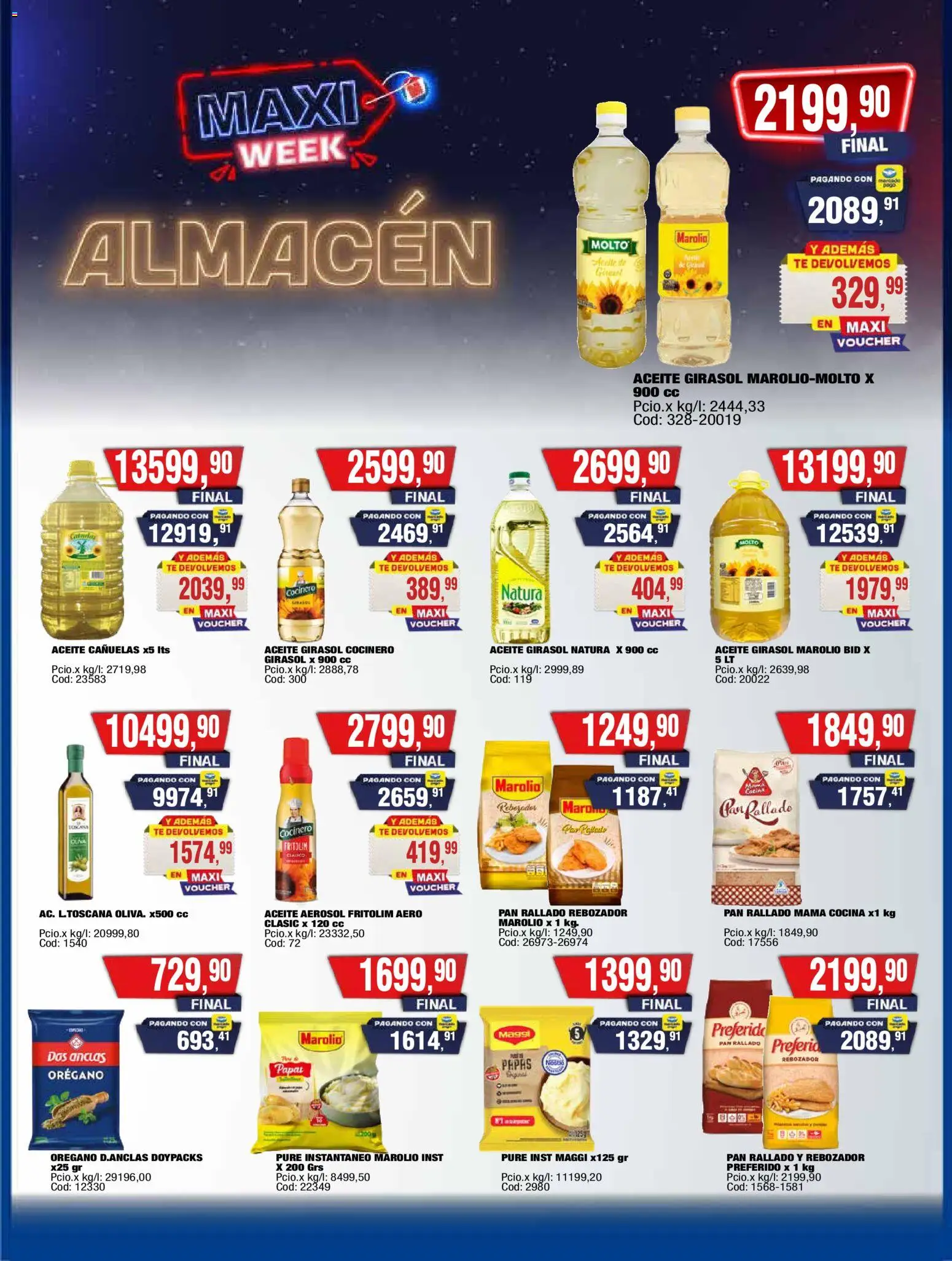 Maxiconsumo ofertas │ válido desde el 10.11.2025 | Página: 12 | Productos: Cocina, Té, Orégano, Pan rallado