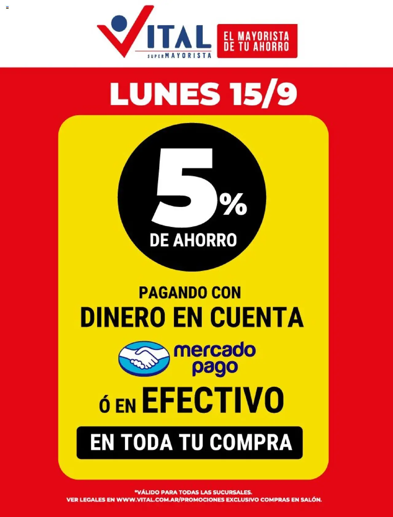 Vital - Mercado Pago │ válido desde el 15.09.2025 | Página: 1