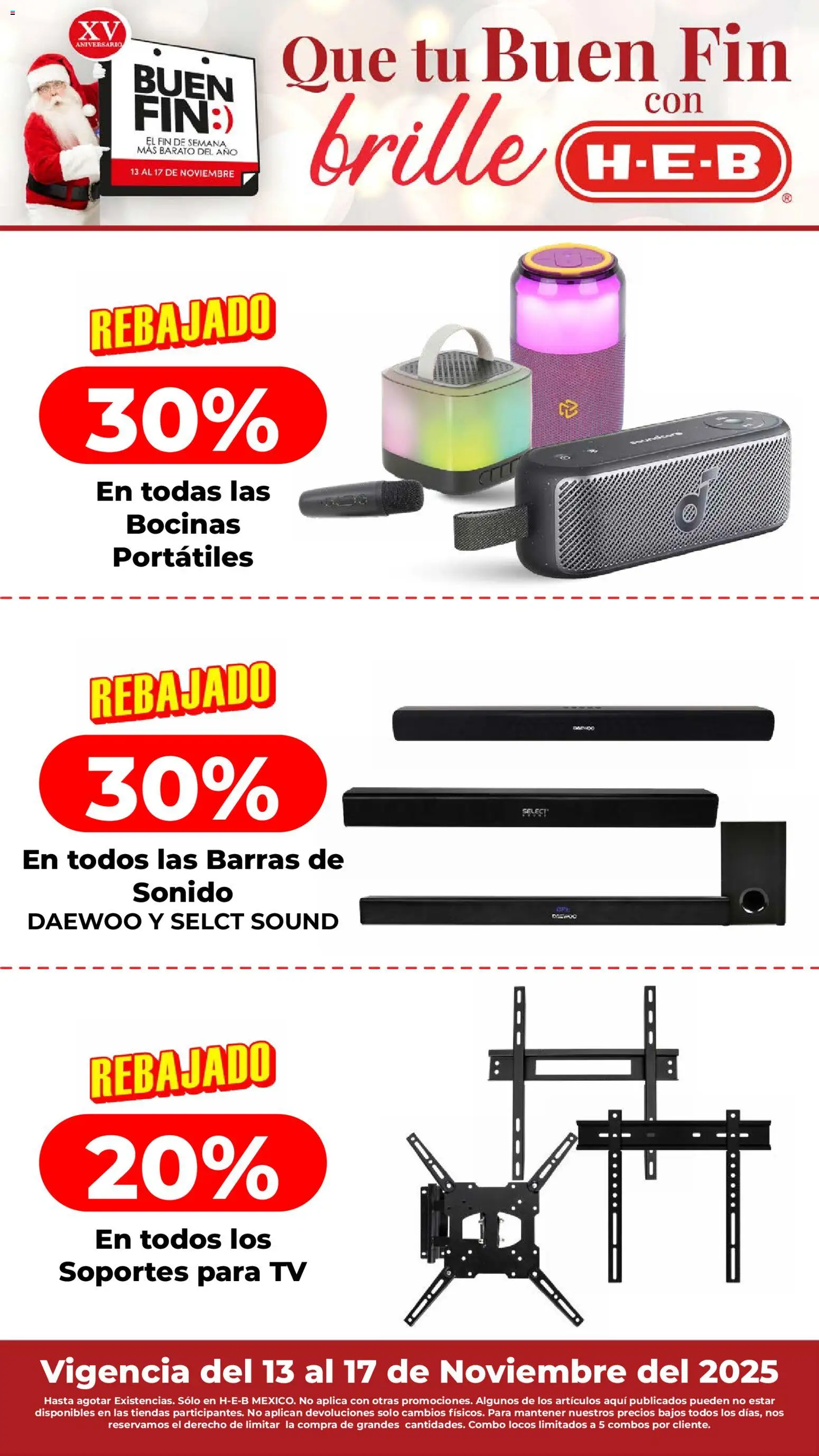 Nuevas ofertas de H-E-B válidas en toda la República Mexicana desde el 13.11.2025. ¡Encuentra las mejores ofertas en H-E-B Buen Fin! | Página: 15