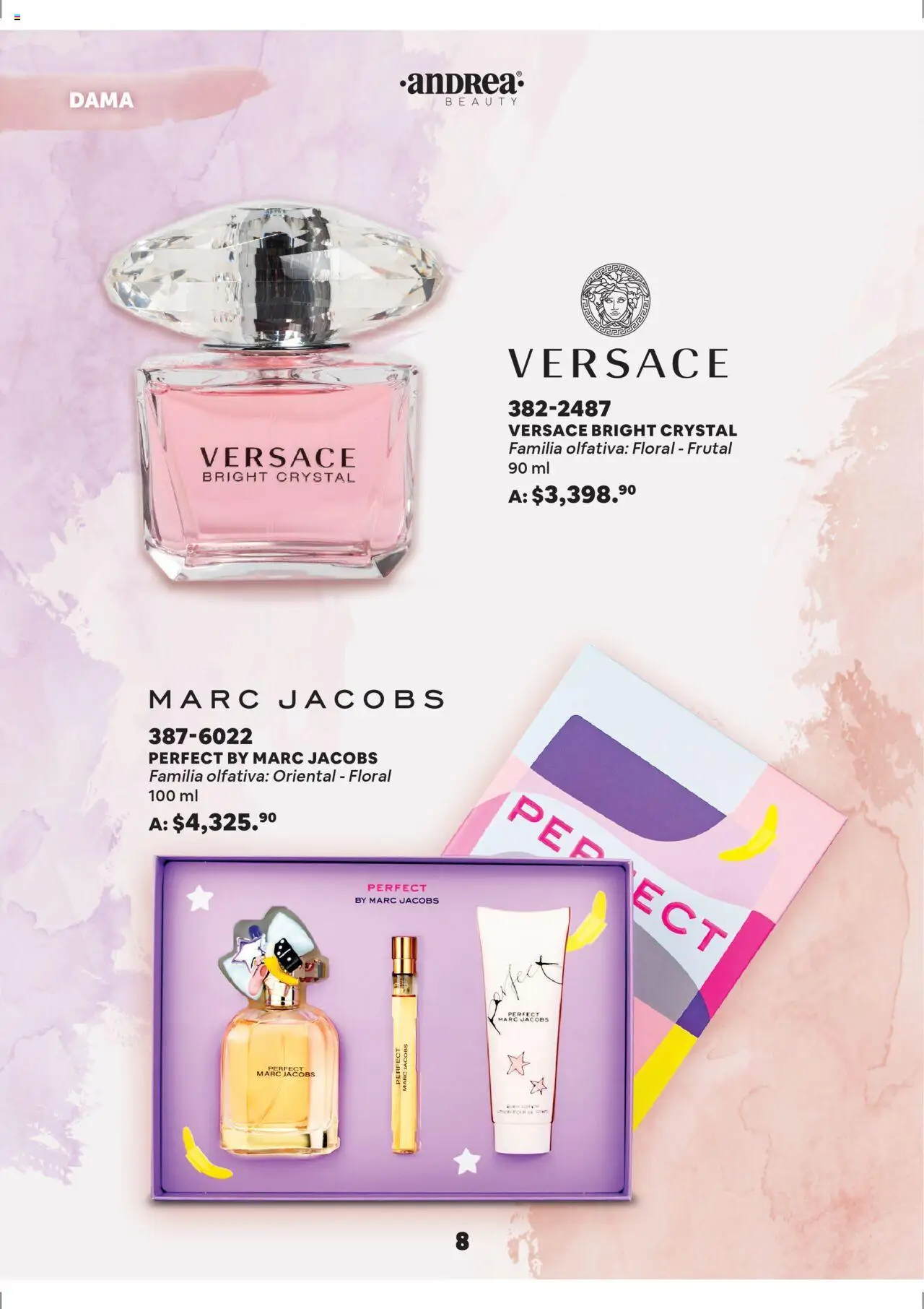 Nuevas ofertas de Andrea válidas en toda la República Mexicana desde el 28.09.2025. ¡Encuentra las mejores ofertas en Andrea - Catálogo Especial de Aromas ! | Página: 8