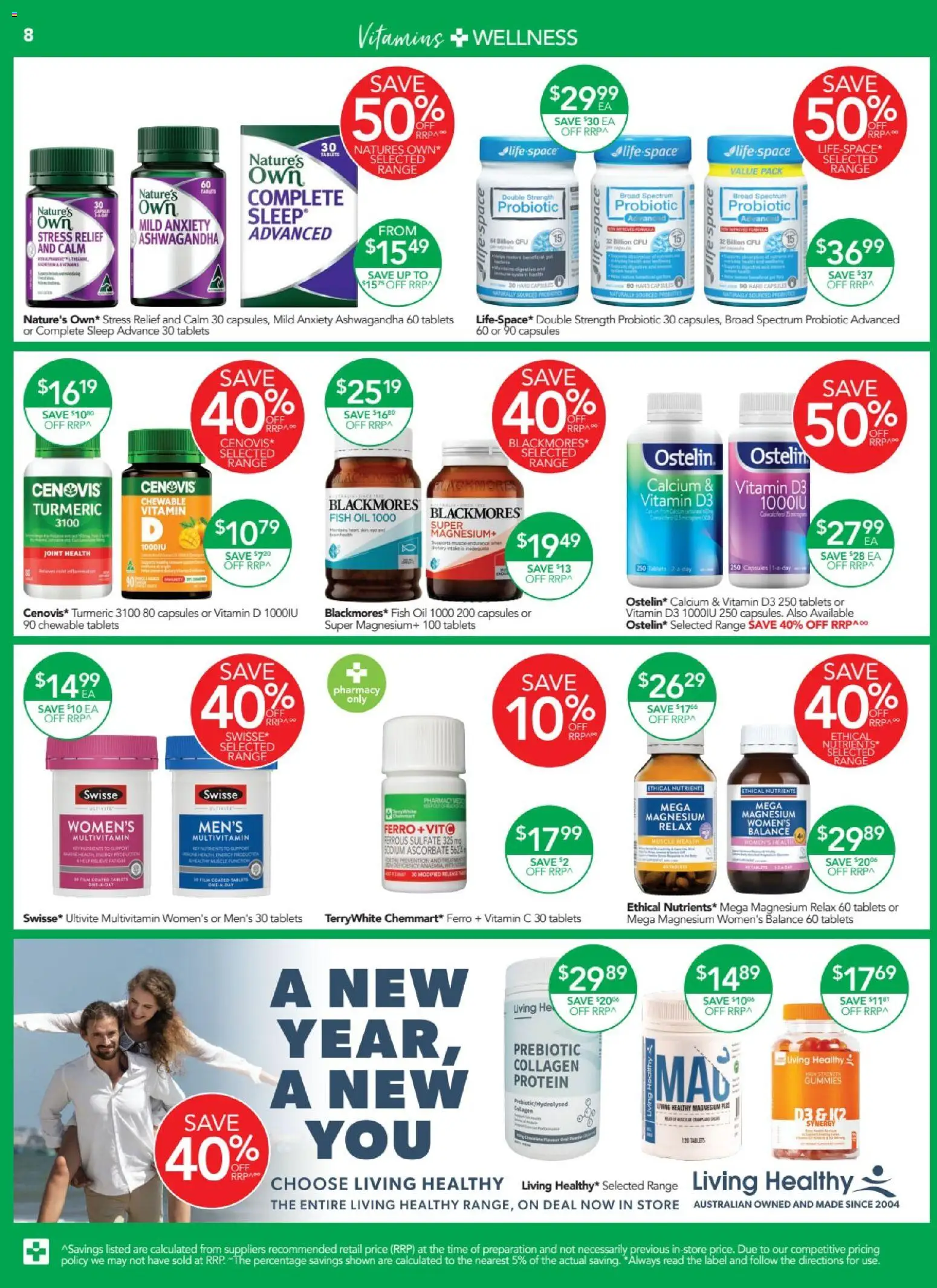 Terry White catalogue - valid from 01.01.2026 | Page: 8 | Products: Fish, Collagen, Nutrients, Vitamin