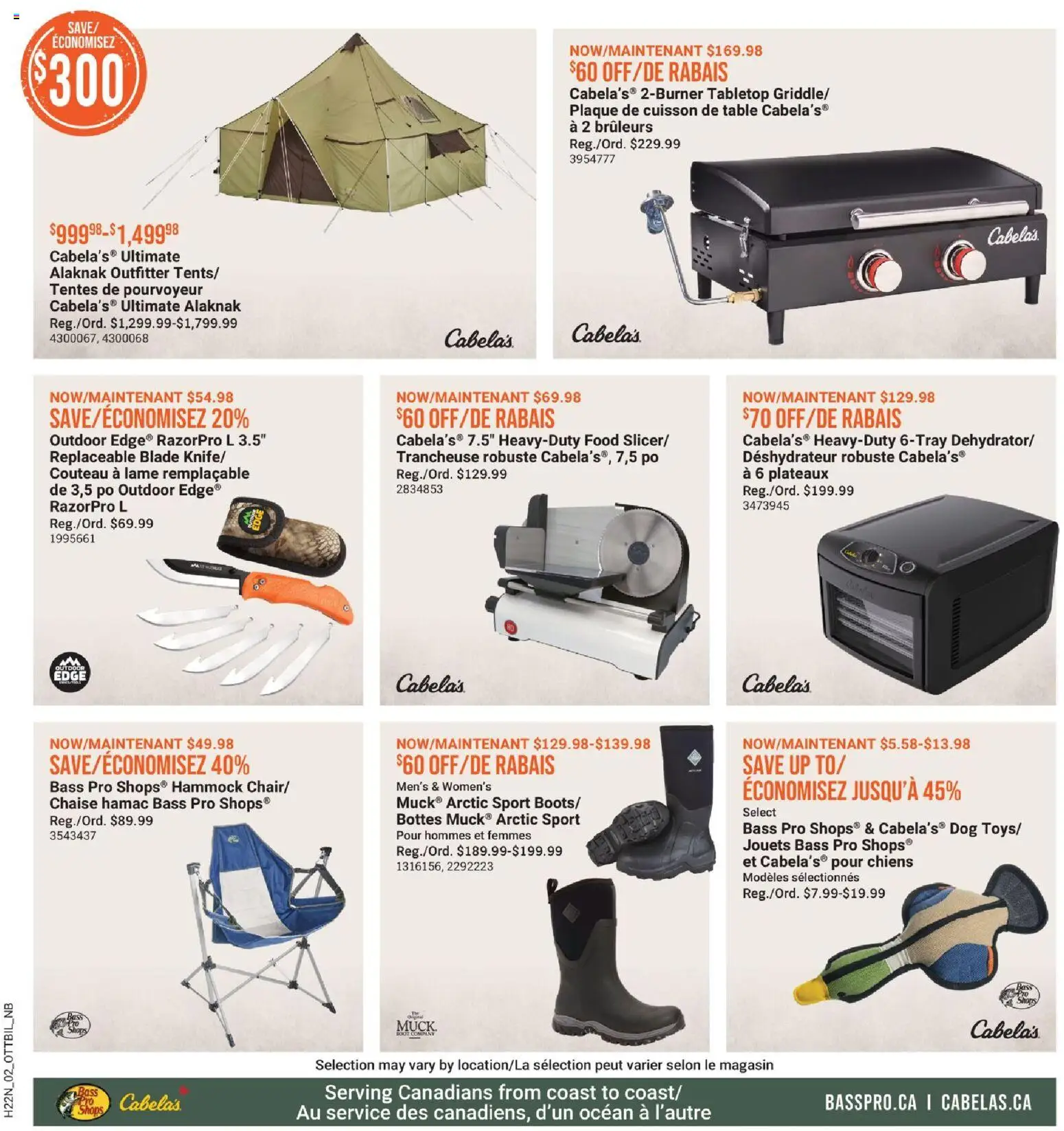 Cabelas flyer valid from 31.10.2025 | Page: 2 | Products: Table