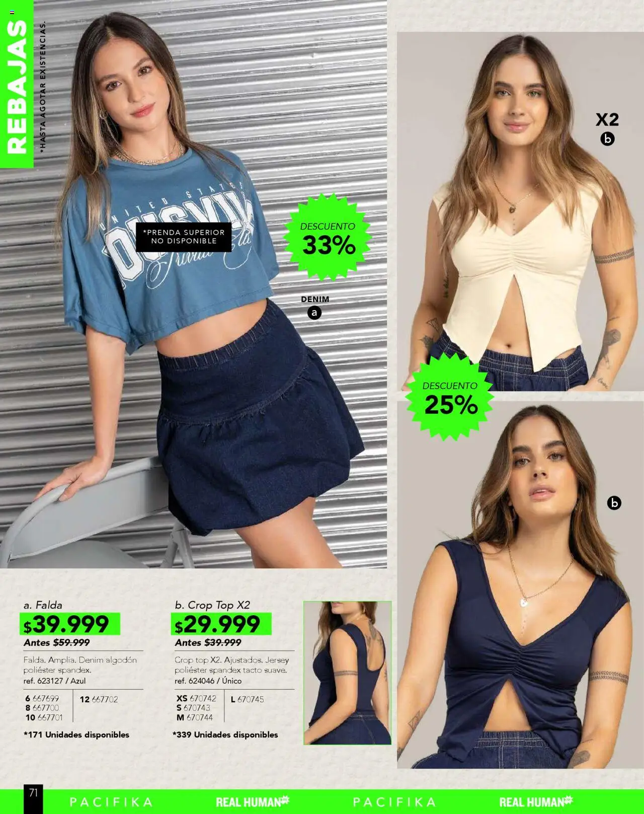 Pacifika revista - valida desde el 01.09.2025 | Página: 268 | Productos: Algodón, Falda, Top