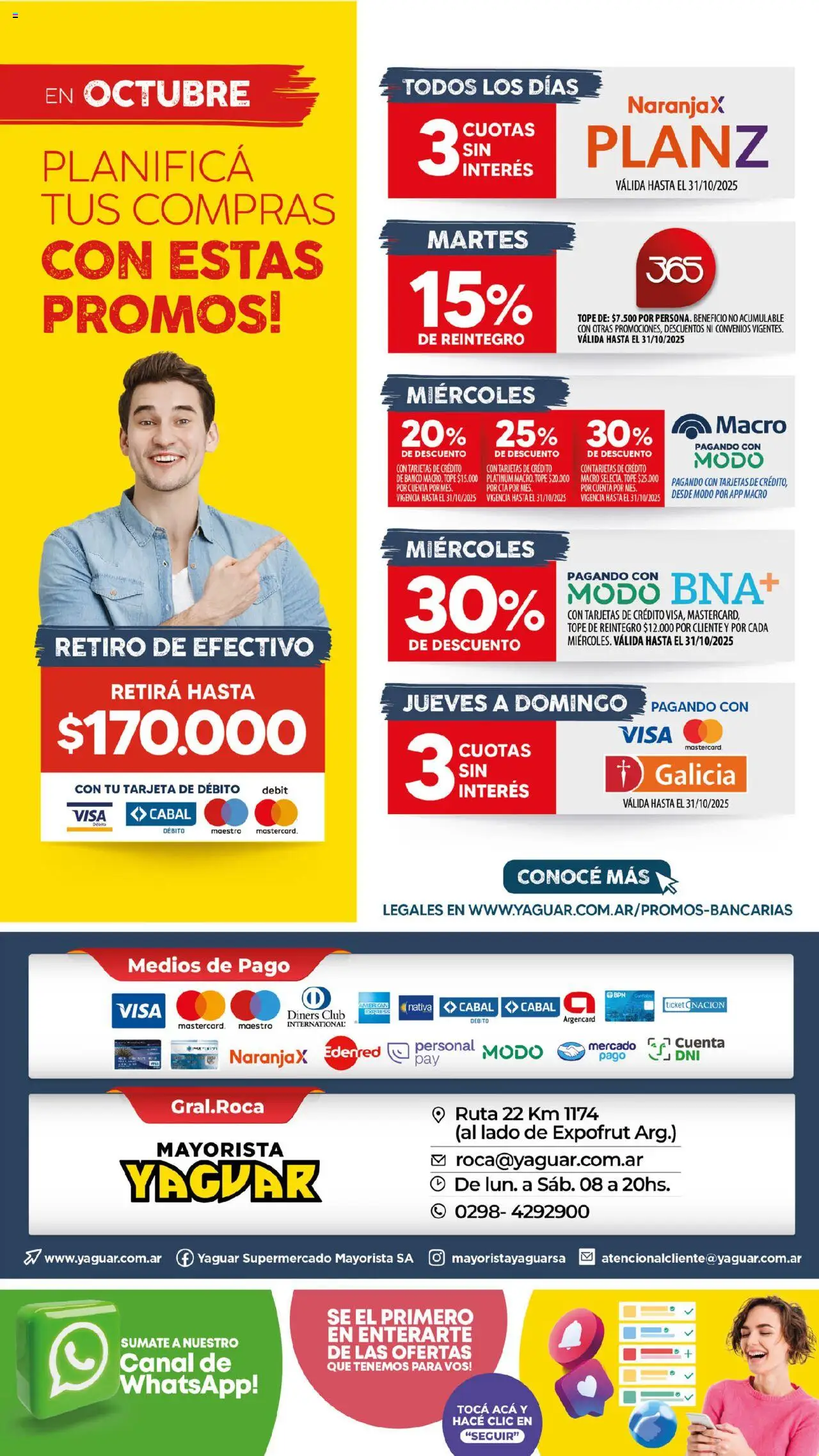 Yaguar - General Roca │ válido desde el 13.10.2025 | Página: 30 | Productos: Banco