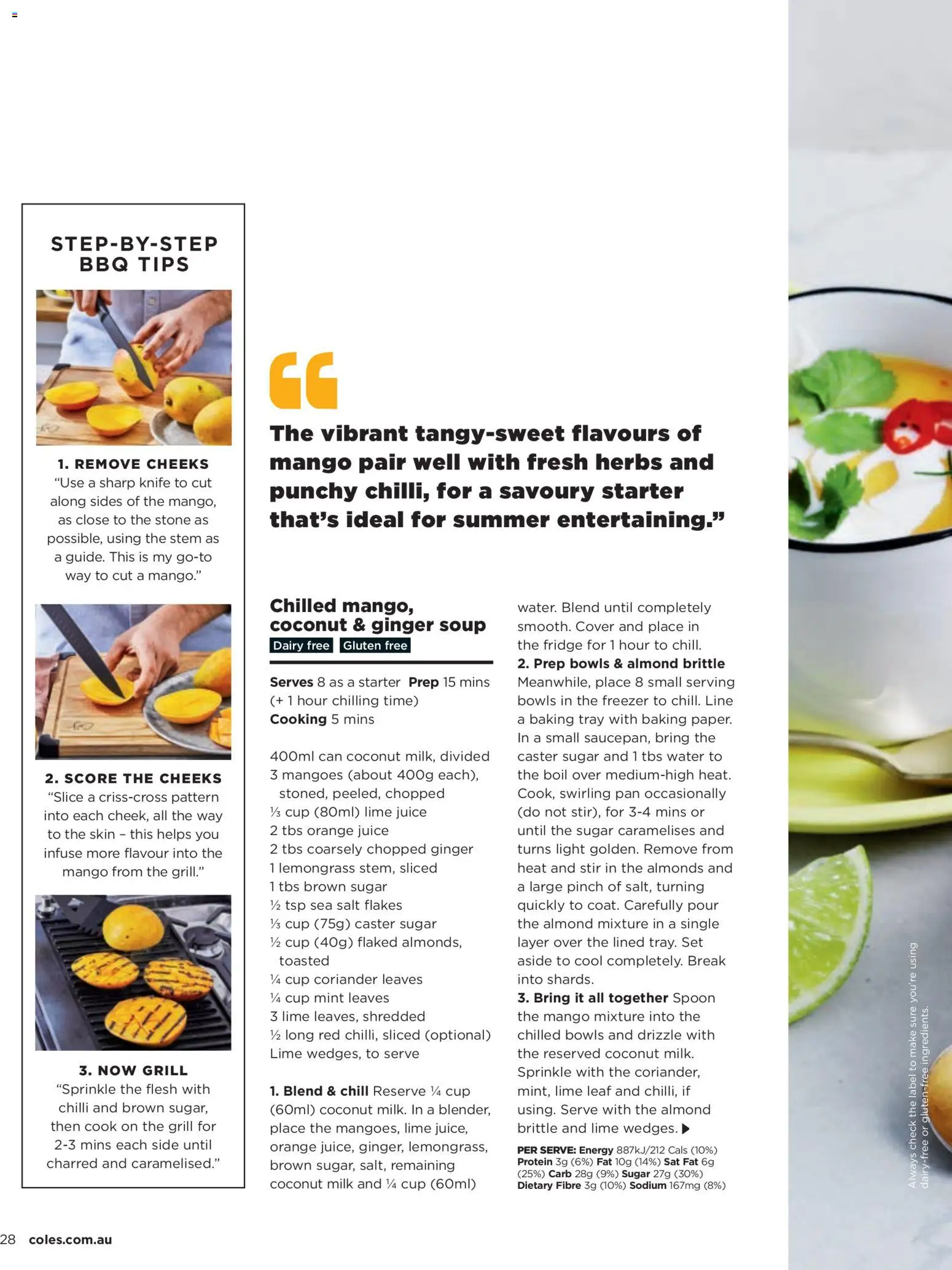 Coles catalogue - valid from 06.11.2025 | Page: 28 | Products: Light, Dairy, Mango, Fridge