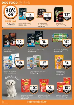 Preview of Foodworks Catalogue  - valid from 25.02.2026 | Page: 34 | Products: Chicken, Beef, Dog food, Turkey