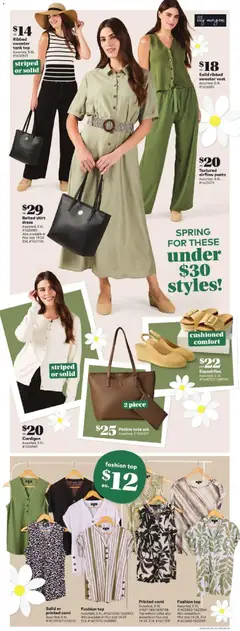 Preview of Belted shirt dress, Assorted, S-XL. Also available in Plus size 1X-3X $34 from shop Giant Tiger valid from 01.04.2026 | Page: 6