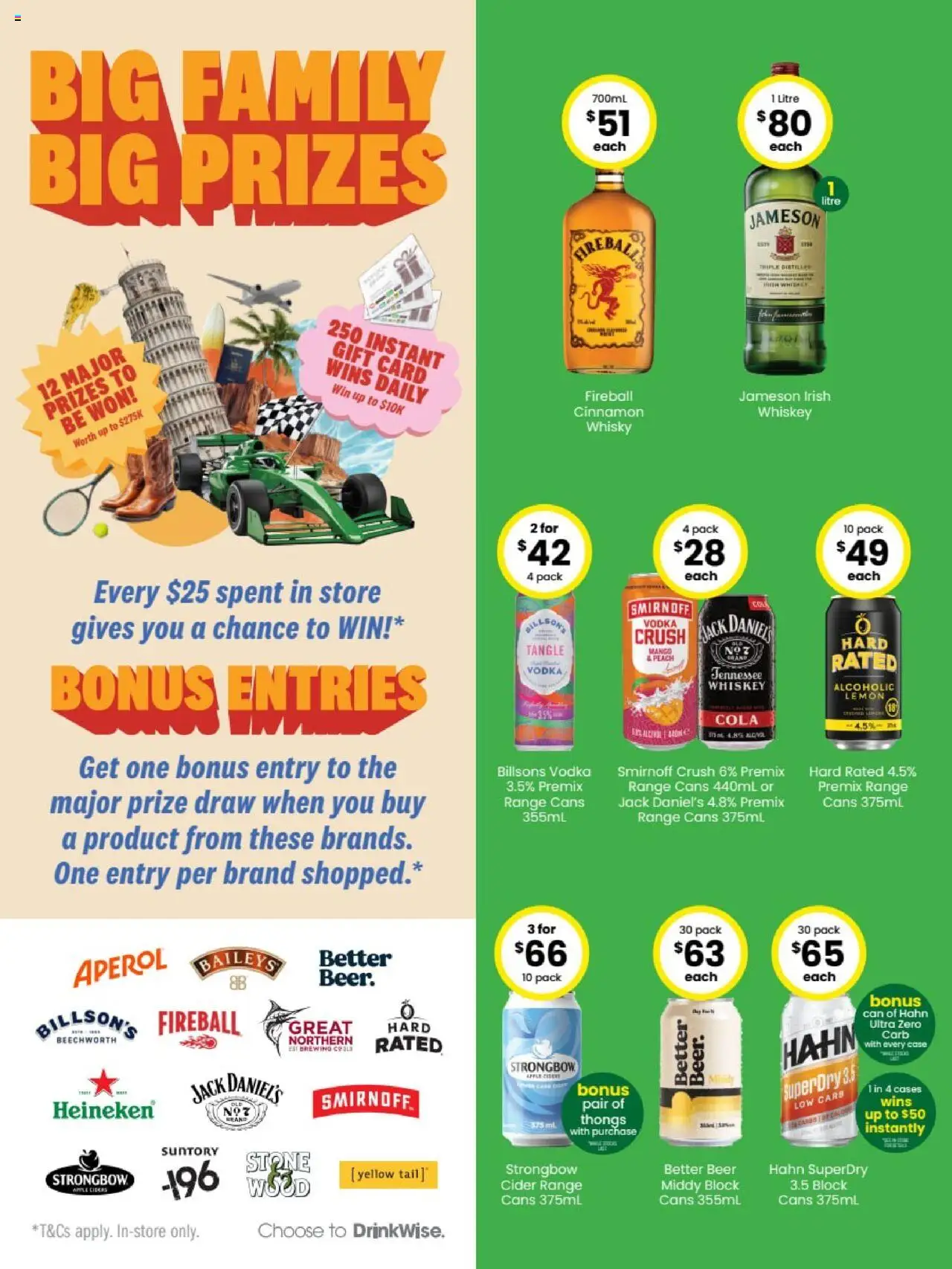 The Bottle-O catalogue - valid from 13.10.2025 | Page: 2 | Products: Beer, Vodka, Lemon, Thongs