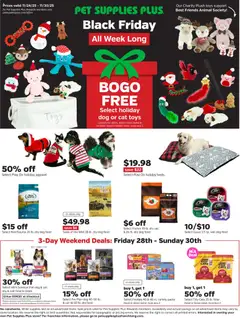 Preview of Pet Supplies Plus weekly ads valid from 24.11.2025