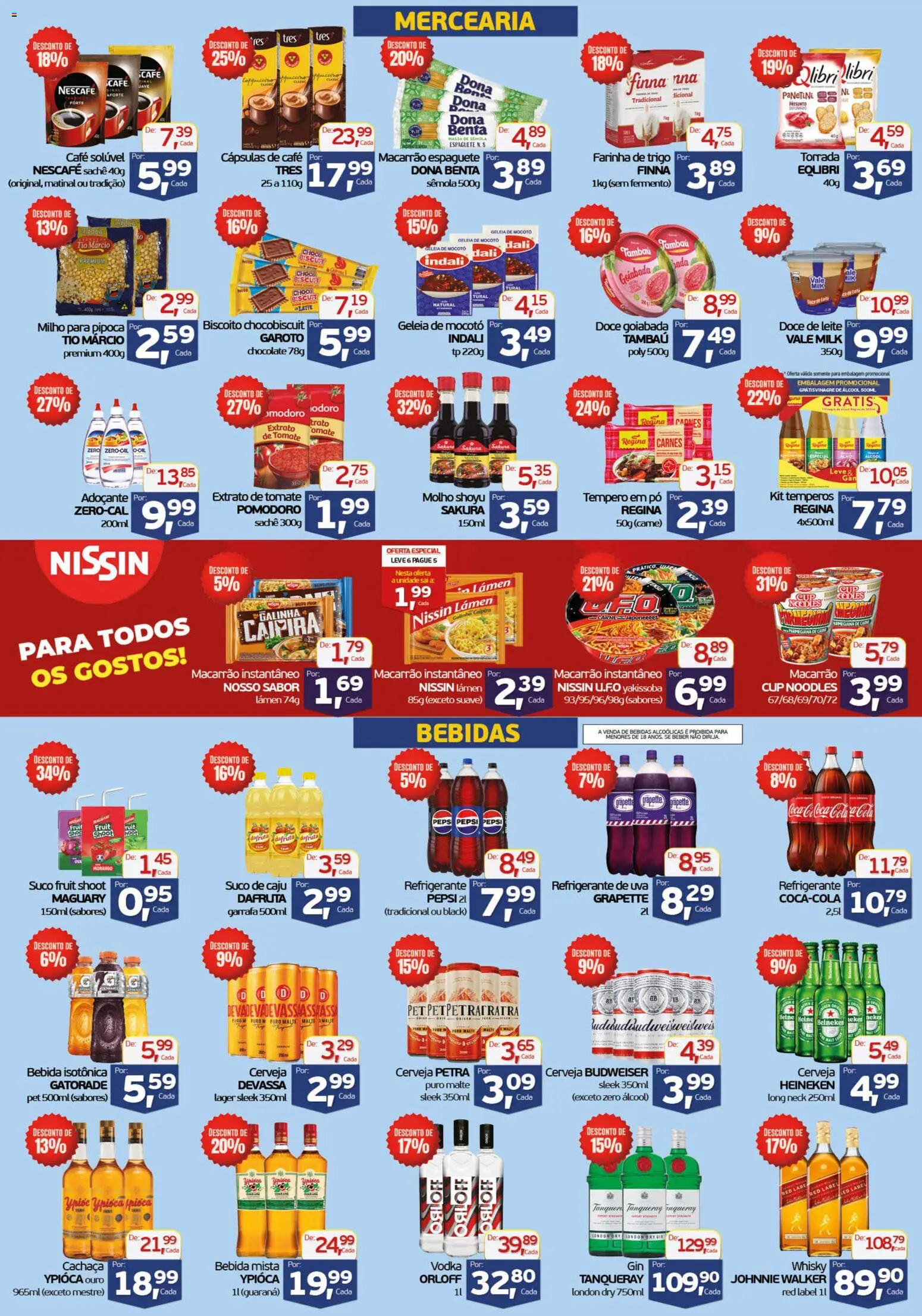 Cometa Supermercados Folheto - válido de 02.03.2026 | Página: 2 | Produtos: Cachaça, Cola, Macarrão instantâneo, Goiabada