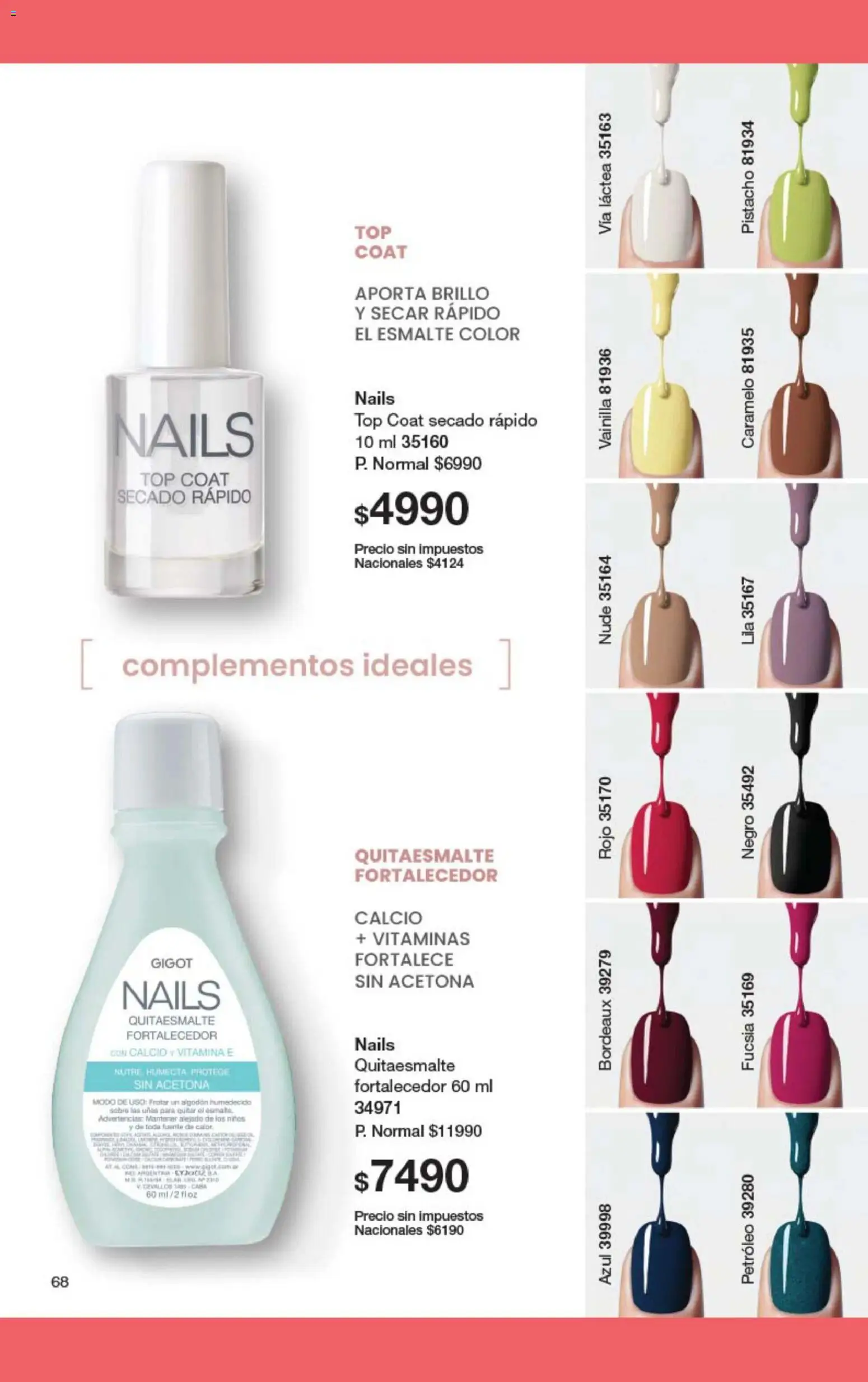 Gigot - CAMPAÑA 06 │ válido desde el 15.03.2026 | Página: 30 | Productos: Top, Cama, Sobre, Brillo