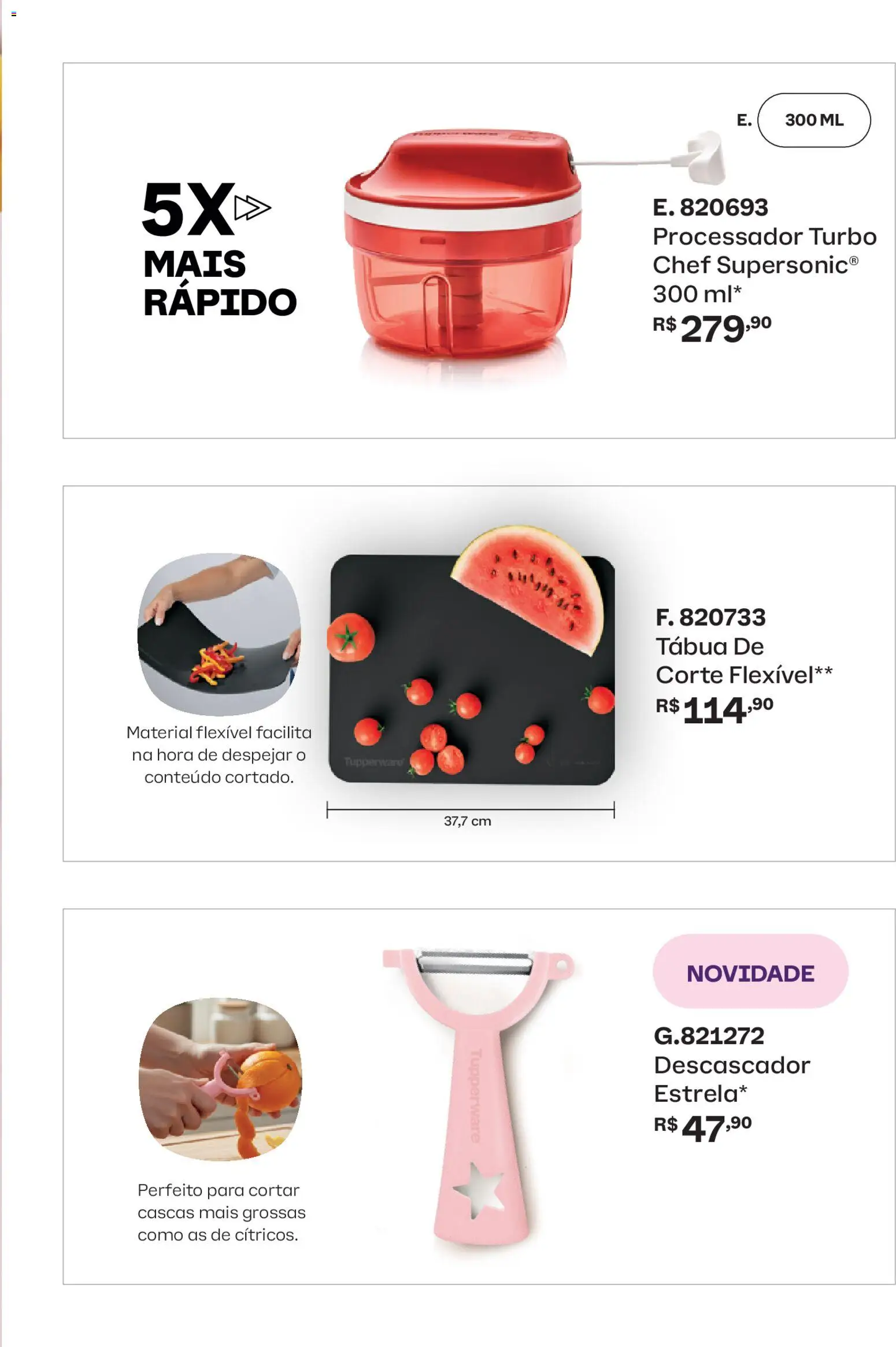 Tupperware Folheto - válido de 01.04.2026 | Página: 31 | Produtos: Processador, Tábua de corte, Tábua