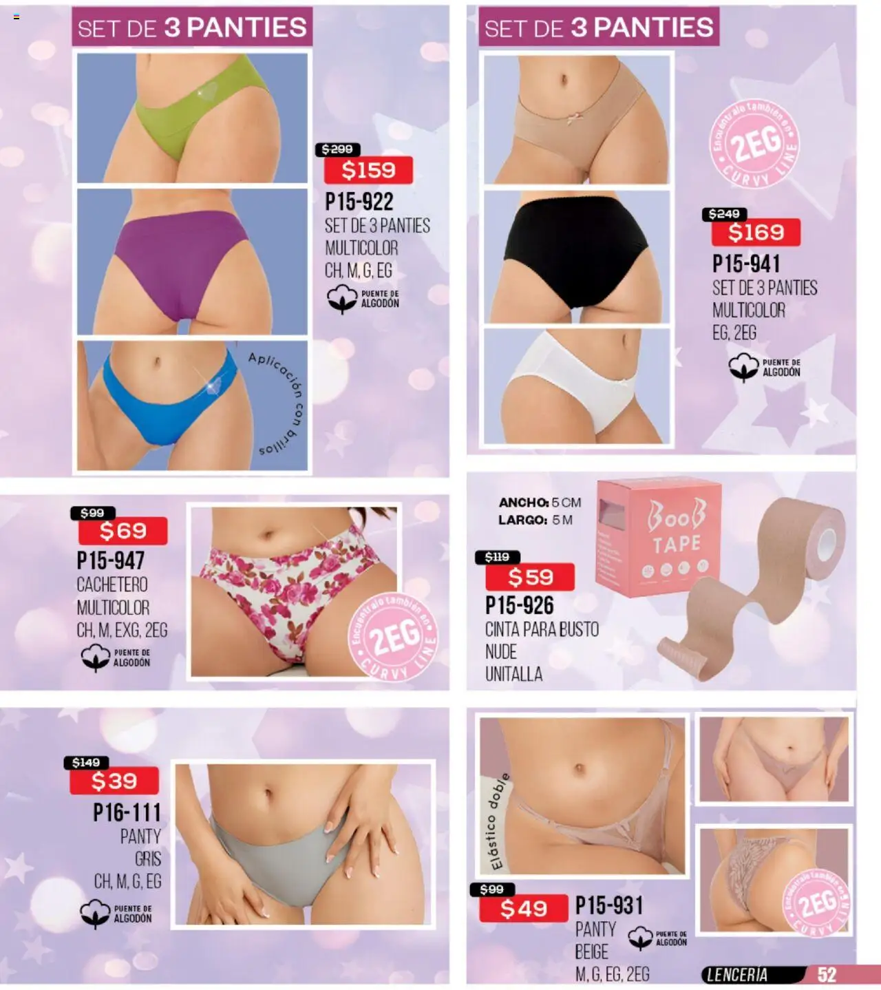 Nuevas ofertas de Cklass válidas en toda la República Mexicana desde el 09.09.2025. ¡Encuentra las mejores ofertas en Cklass - Catálogo Liquidacion Calzado! | Página: 236 | Productos: Algodón, Cinta, Lenceria, Cachetero