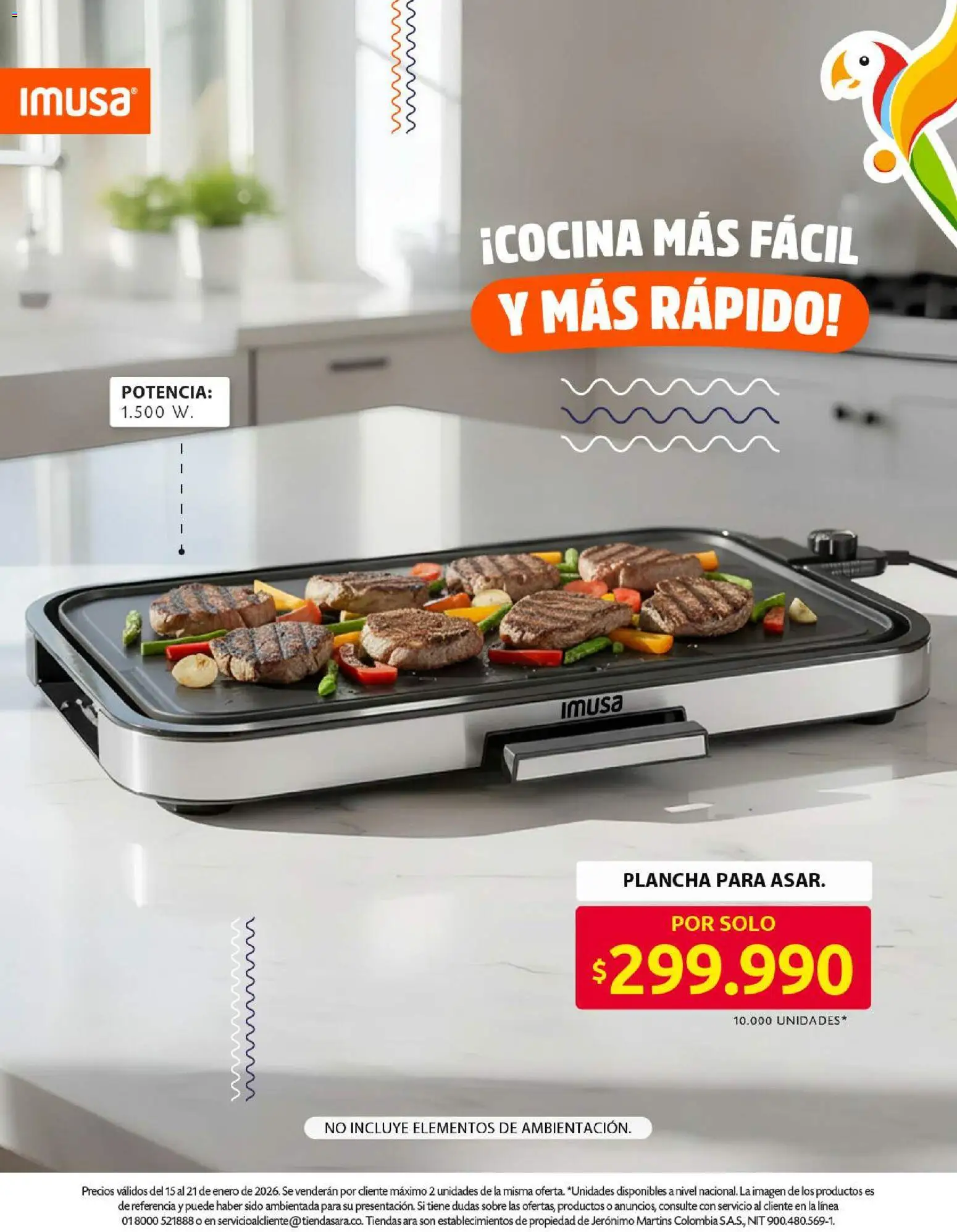 Ara revista - valida desde el 15.01.2026 | Página: 11 | Productos: Plancha, Sobre