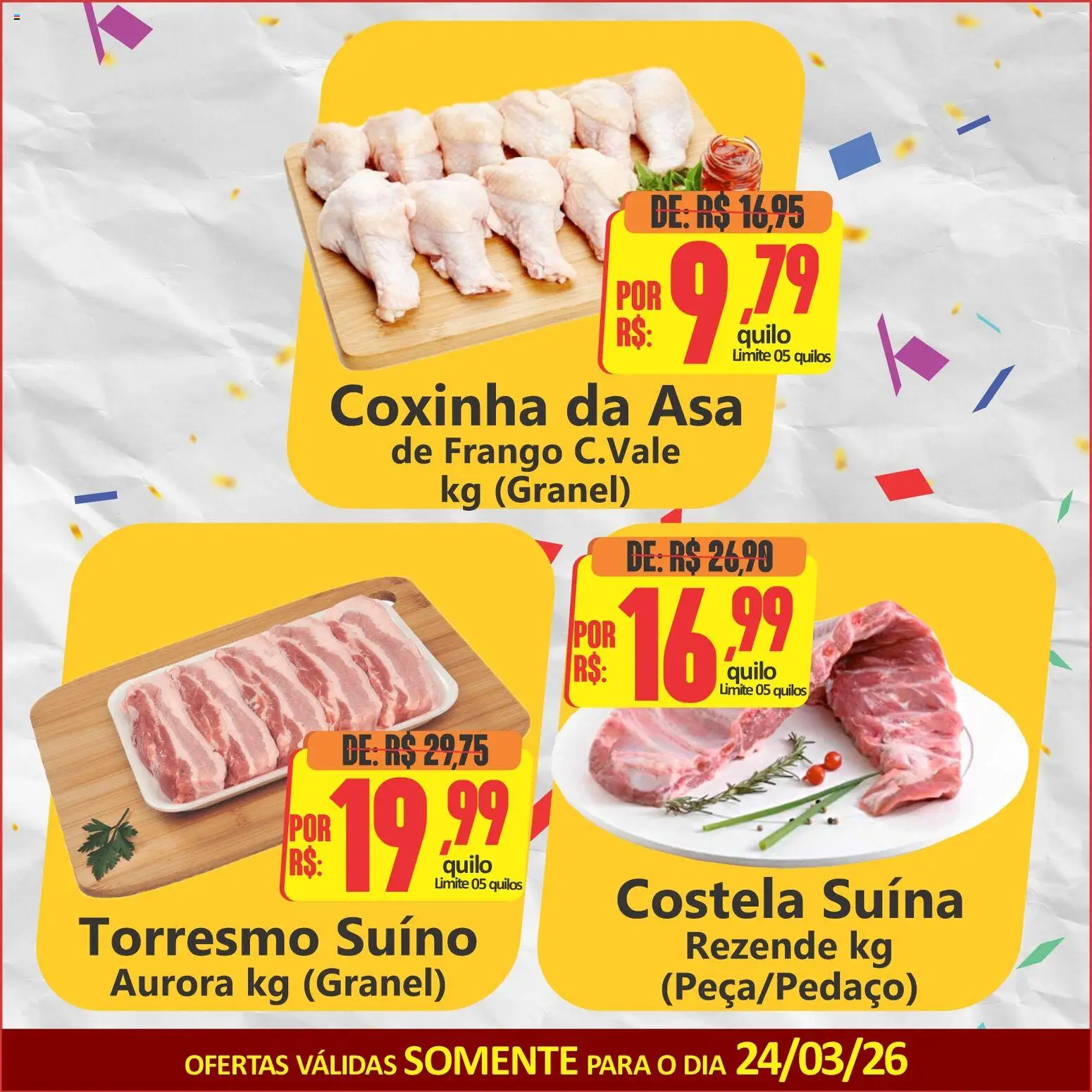 Big Supermercados Folheto - válido de 24.03.2026 | Página: 3 | Produtos: Asa de frango, Frango