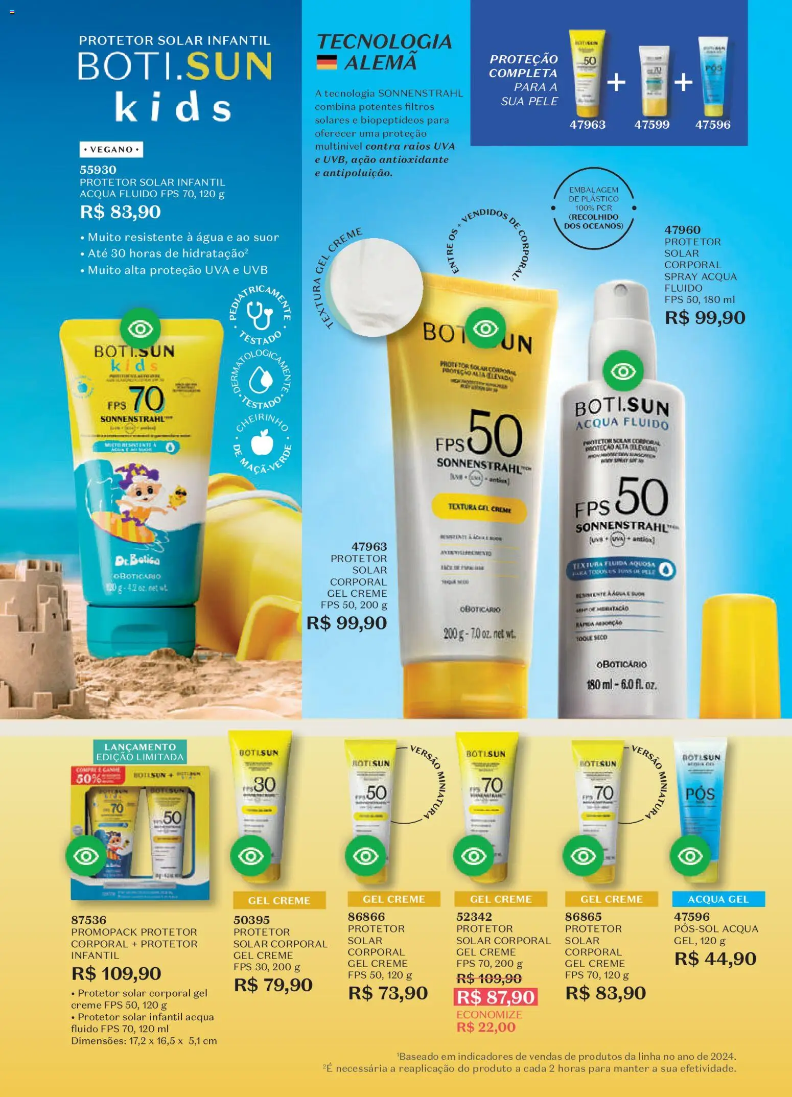 O Boticário Folheto - válido de 03.11.2025 | Página: 148 | Produtos: Protetor solar, Creme corporal, Creme