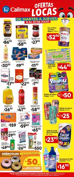 Nuevas ofertas de Calimax válidas en toda la República Mexicana desde el 08.07.2025. ¡Encuentra las mejores ofertas en Calimax folleto Martes a Jueves! | Página: 2