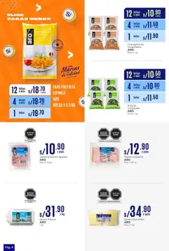 Catálogo Makro válido desde 11.09.2025 | Página: 4 | Productos: Queso, Jamón, Pizza, Champiñones